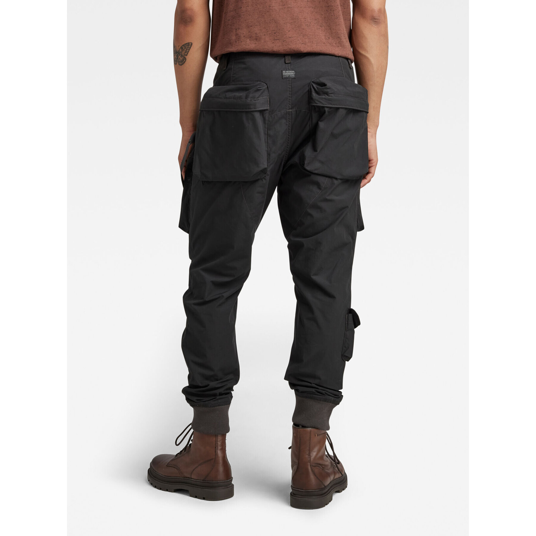 G-Star Raw Kalhoty z materiálu D19706-A790-6484 Černá Tapered Fit - Pepit.cz