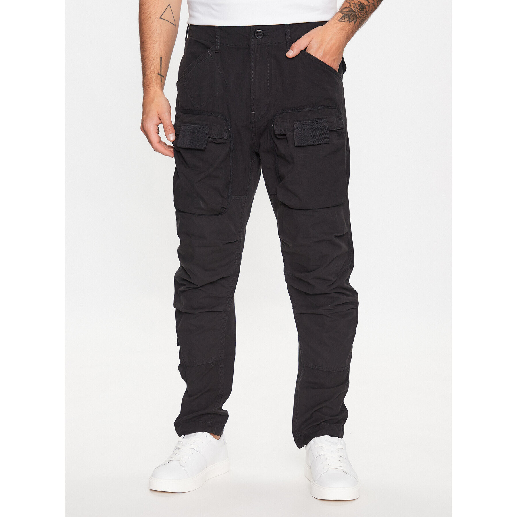 G-Star Raw Kalhoty z materiálu D19756-D385-B564 Černá Regular Fit - Pepit.cz