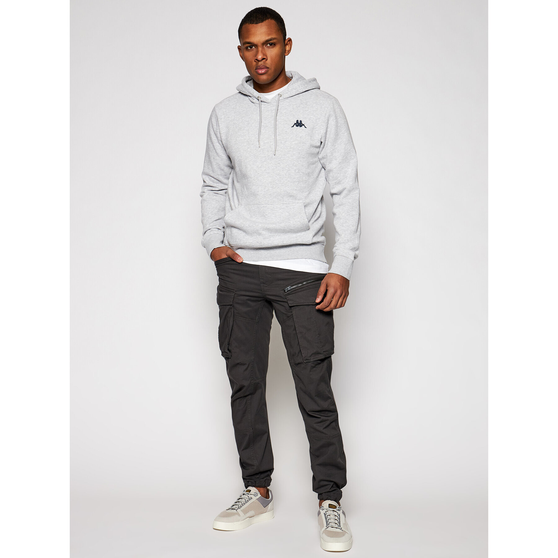 G-Star Raw Kalhoty z materiálu Rovic D02190-5126-976 Šedá Tapered Fit - Pepit.cz