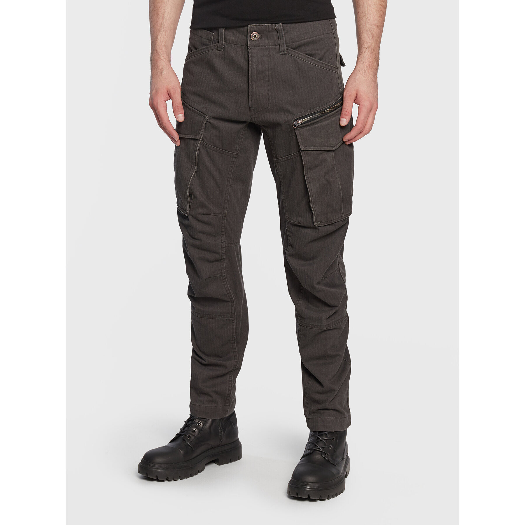 G-Star Raw Kalhoty z materiálu Rovic D02190-C893-5812 Šedá Regular Fit - Pepit.cz