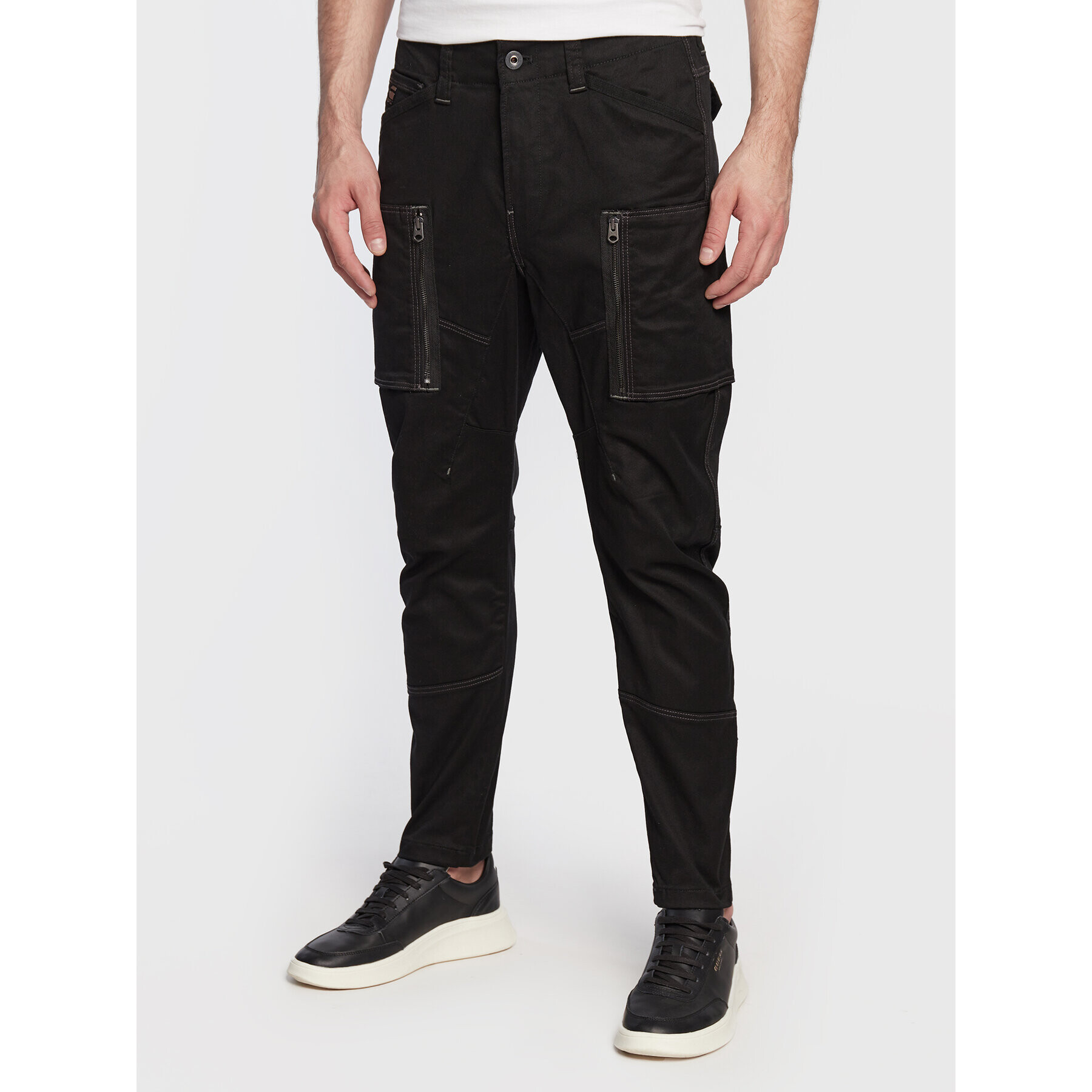 G-Star Raw Kalhoty z materiálu Zip Pocket 3D D21975-C105-6484 Černá Skinny Fit - Pepit.cz