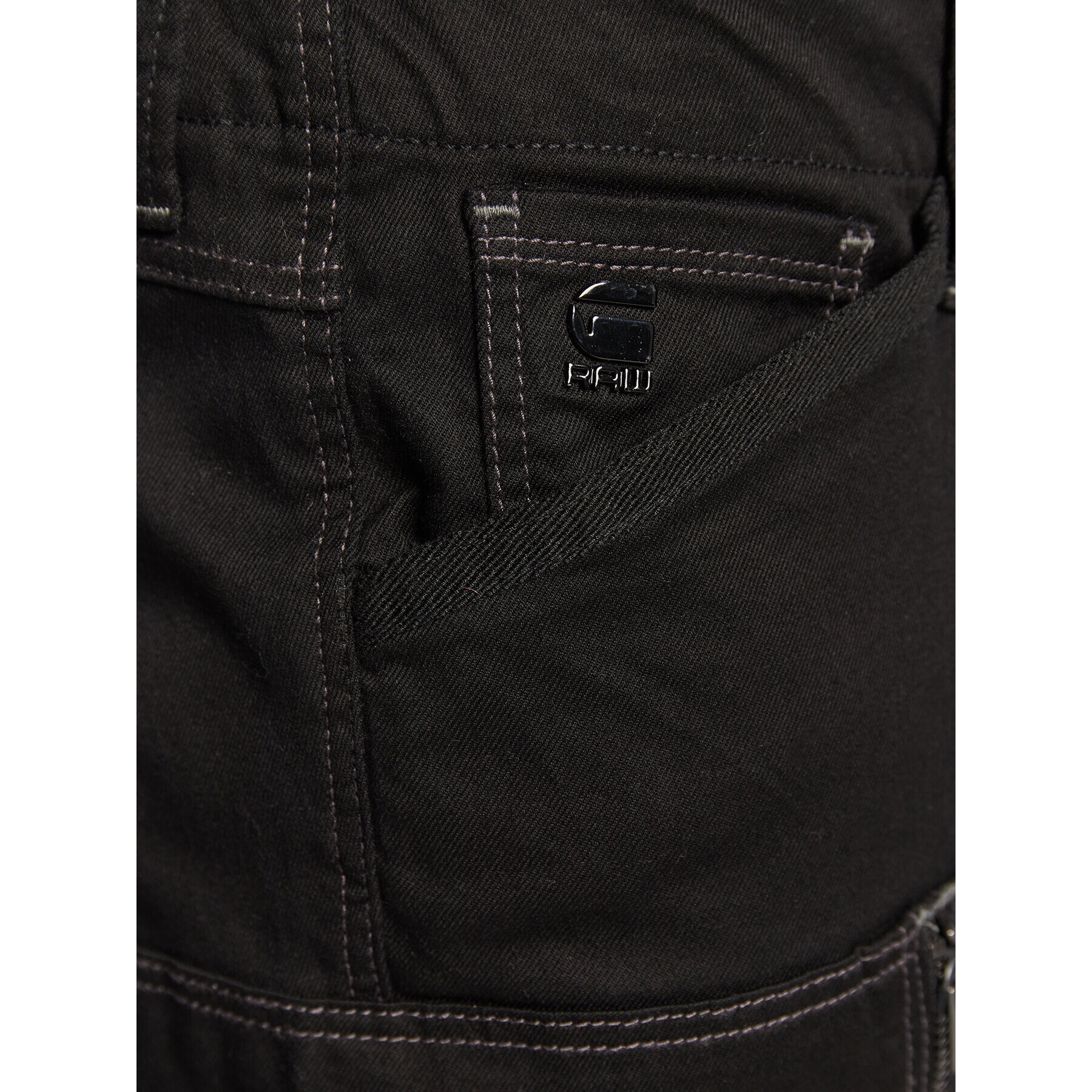 G-Star Raw Kalhoty z materiálu Zip Pocket 3D D21975-C105-6484 Černá Skinny Fit - Pepit.cz