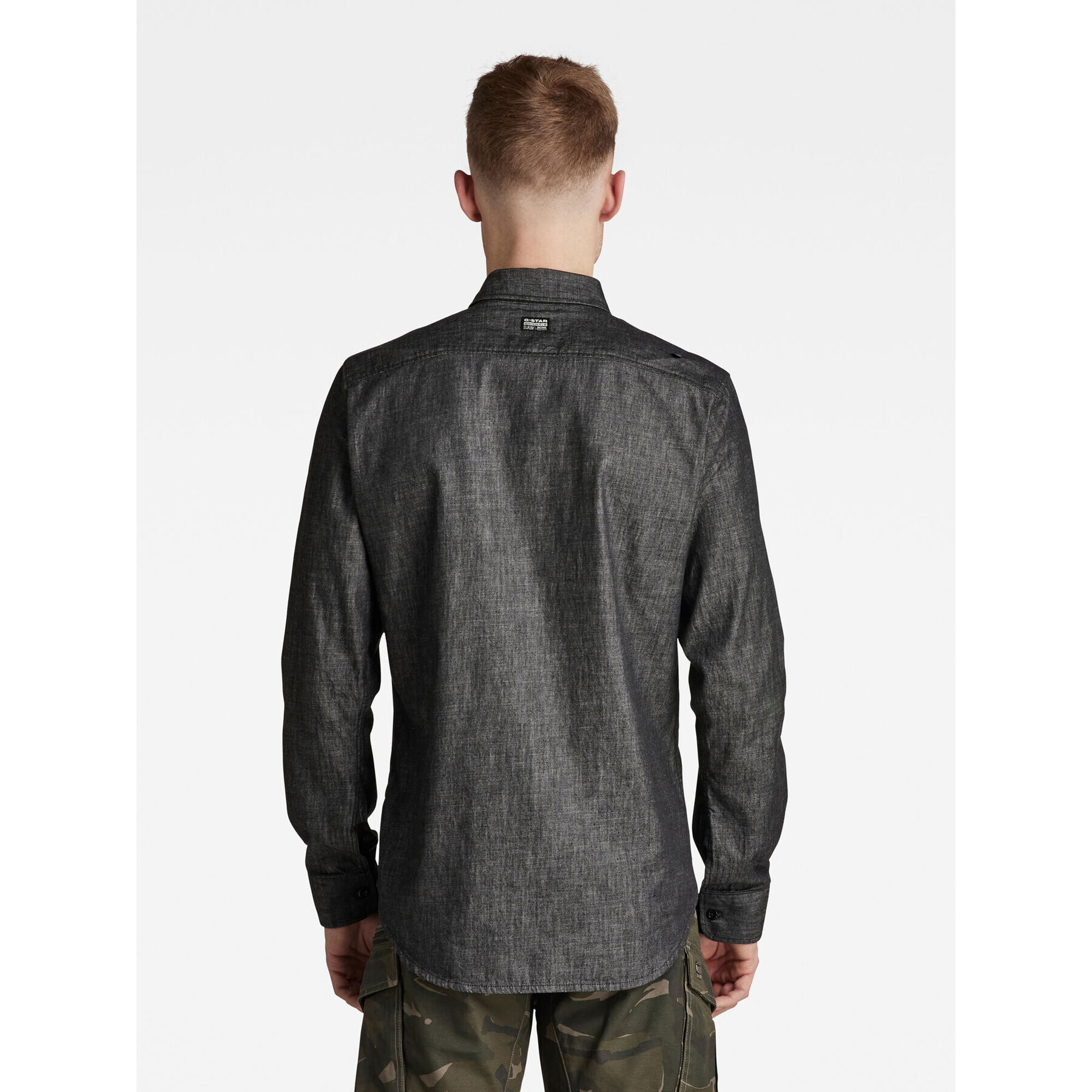 G-Star Raw Košile D20165-D195-A814 Šedá Slim Fit - Pepit.cz