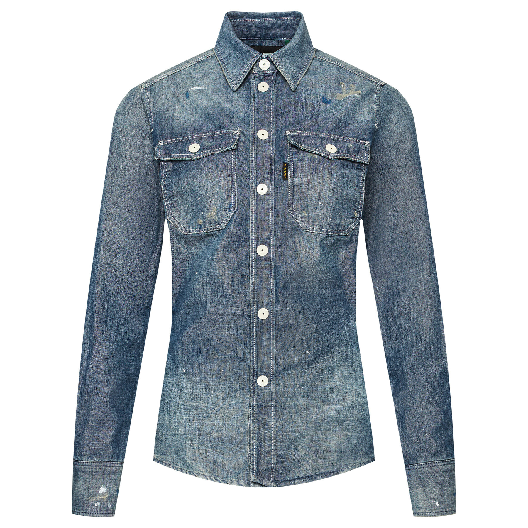 G-Star Raw Košile Kick Back Worked D19020-C611-C244 Tmavomodrá Regular Fit - Pepit.cz