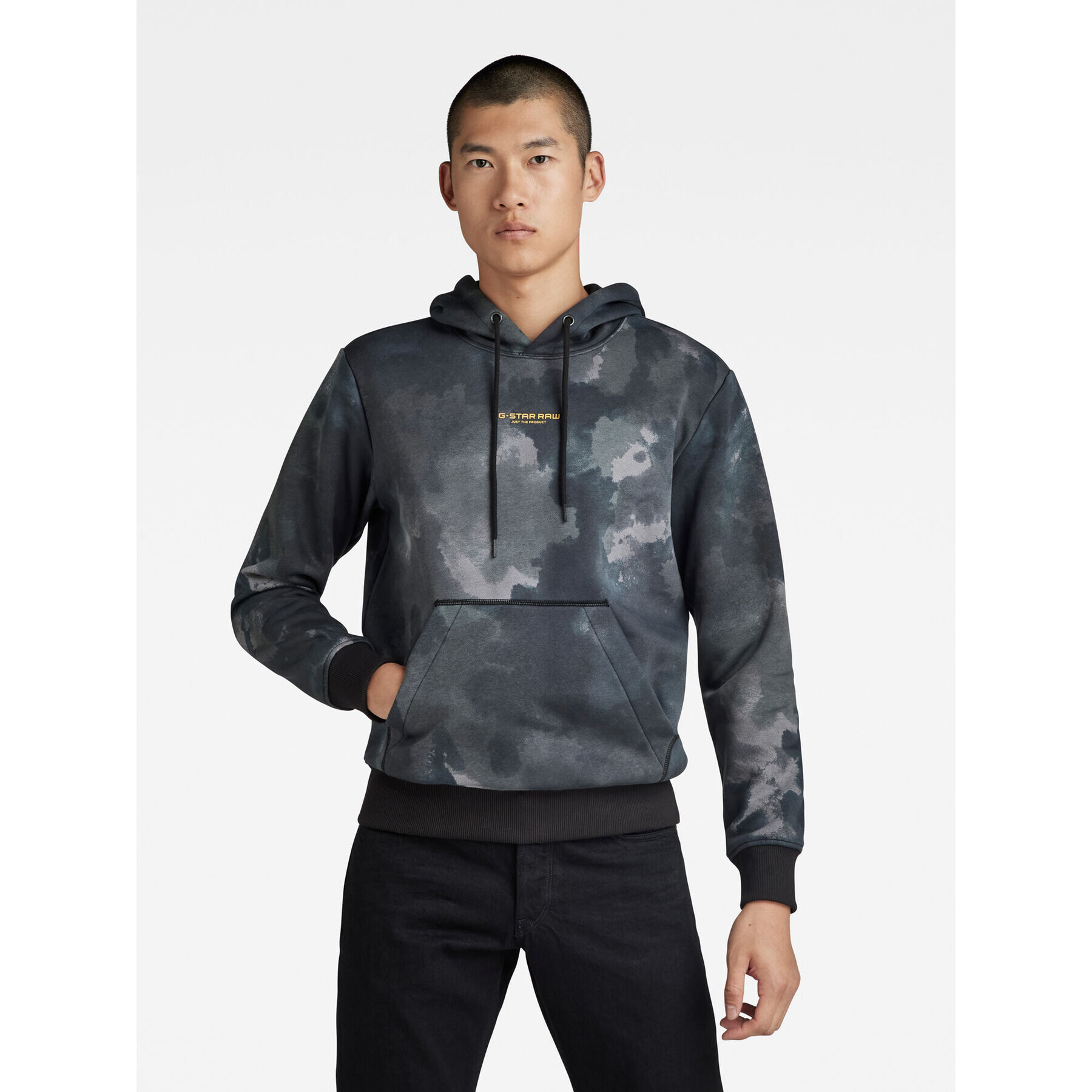 G-Star Raw Mikina D23273-C496-G144 Šedá Regular Fit - Pepit.cz