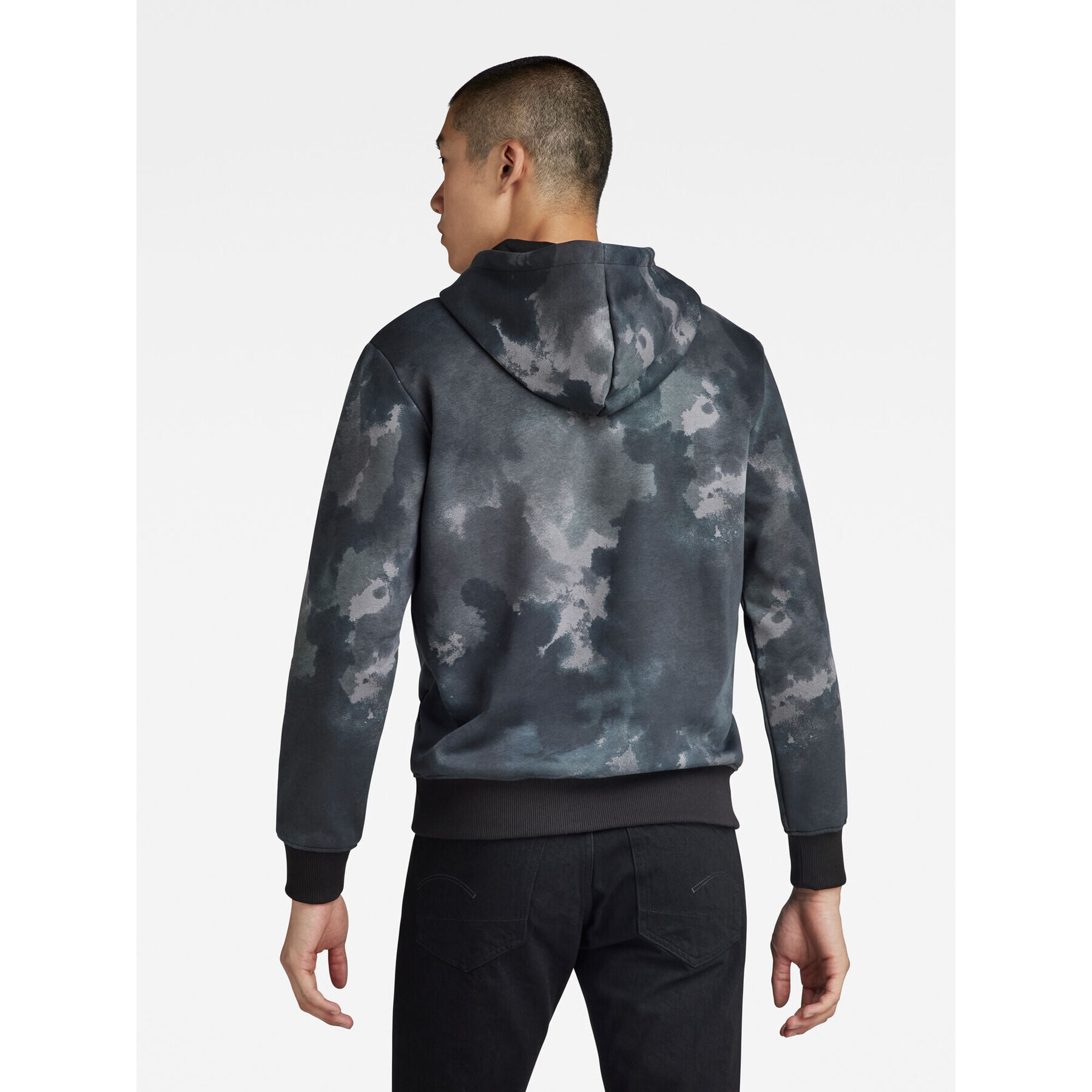 G-Star Raw Mikina D23273-C496-G144 Šedá Regular Fit - Pepit.cz