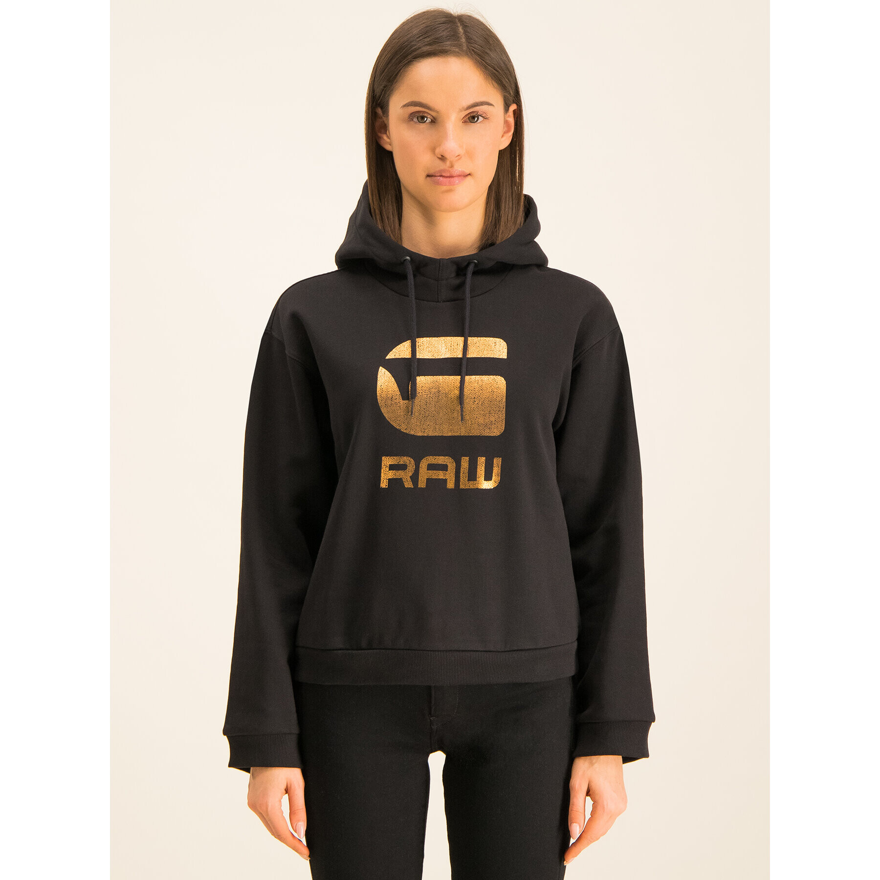 G-Star Raw Mikina Graphic 21 D15964-A975-6484 Černá Straight Fit - Pepit.cz