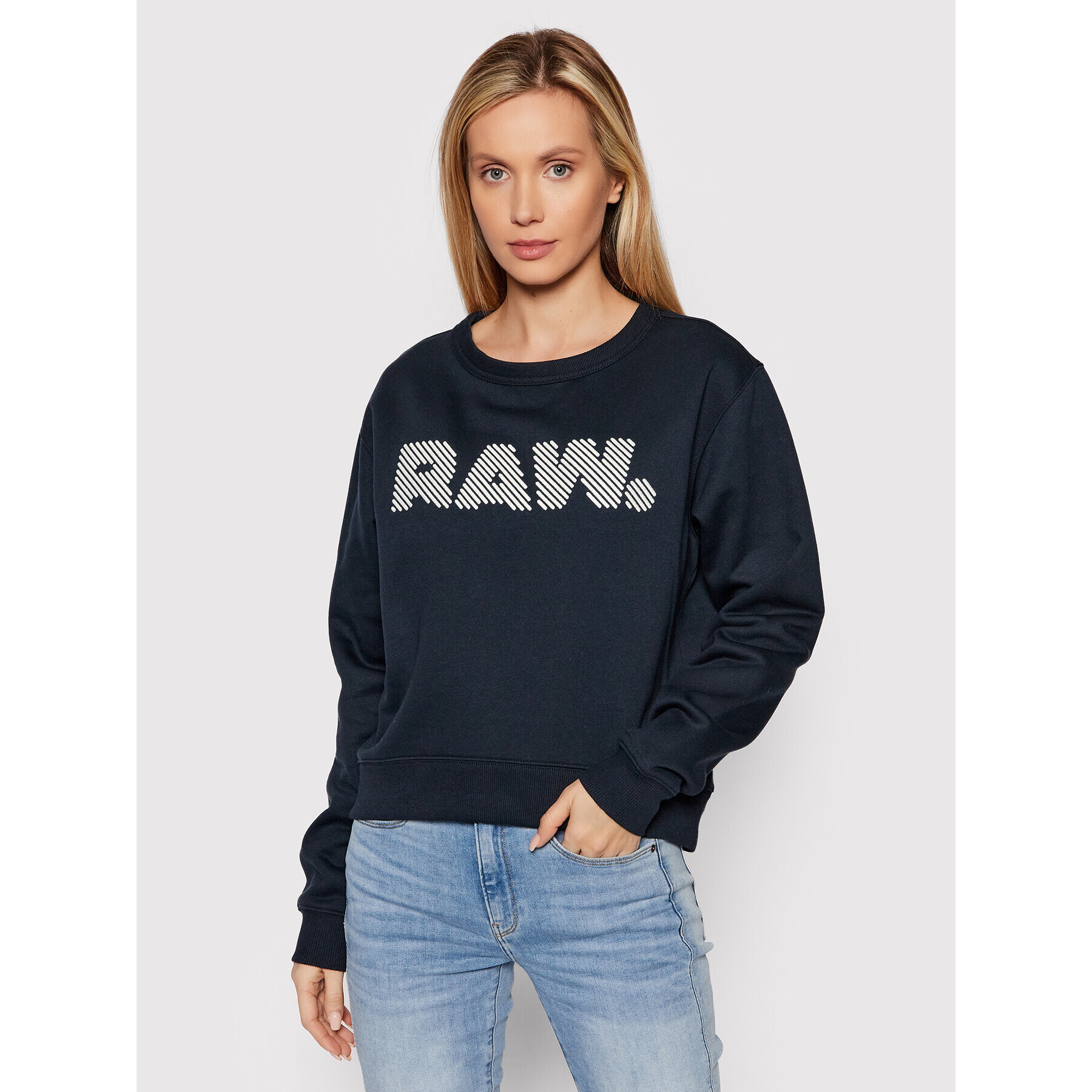 G-Star Raw Mikina Graphic D20746-A612-C742 Tmavomodrá Regular Fit - Pepit.cz