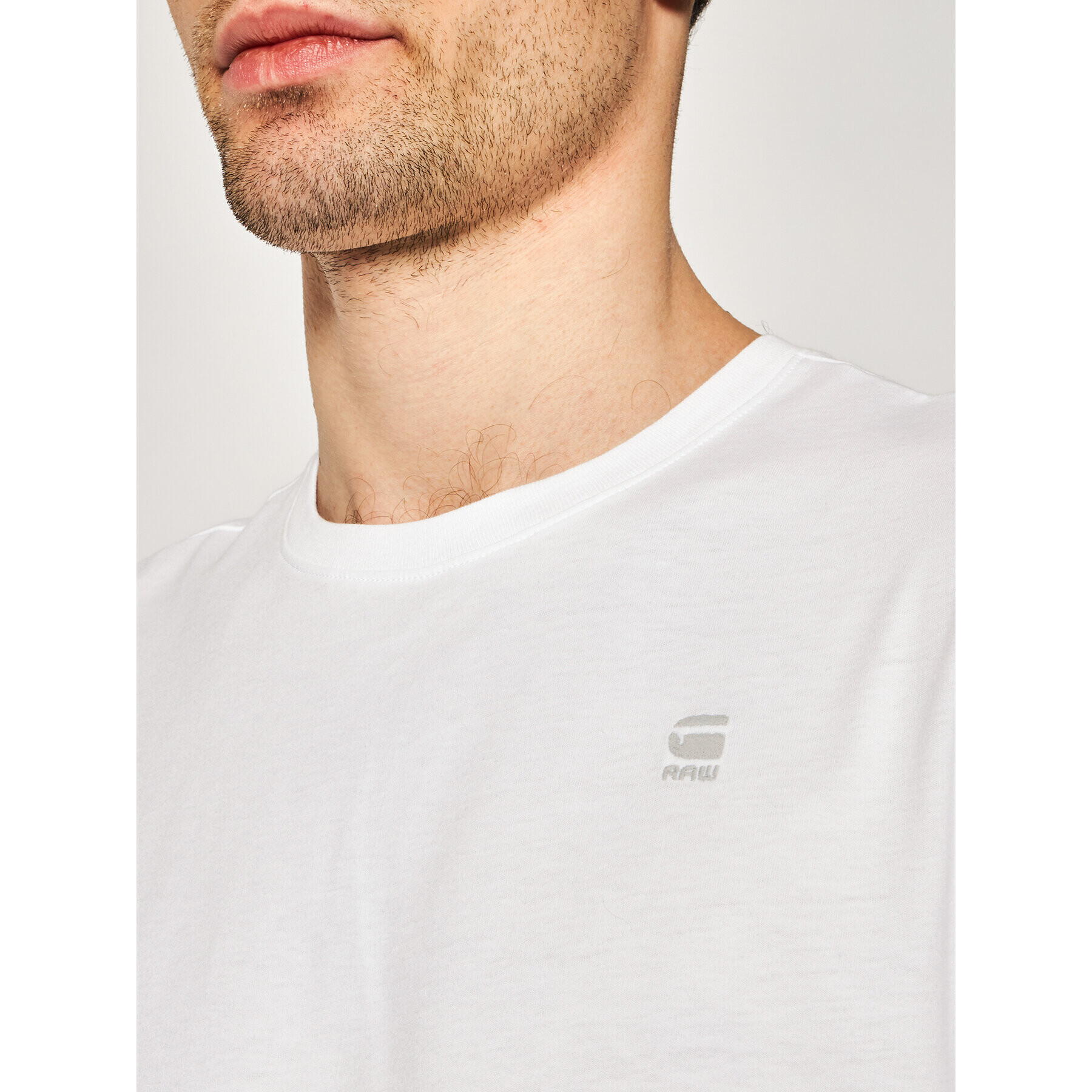 G-Star Raw T-Shirt Base-S D16411-336-110 Bílá Regular Fit - Pepit.cz