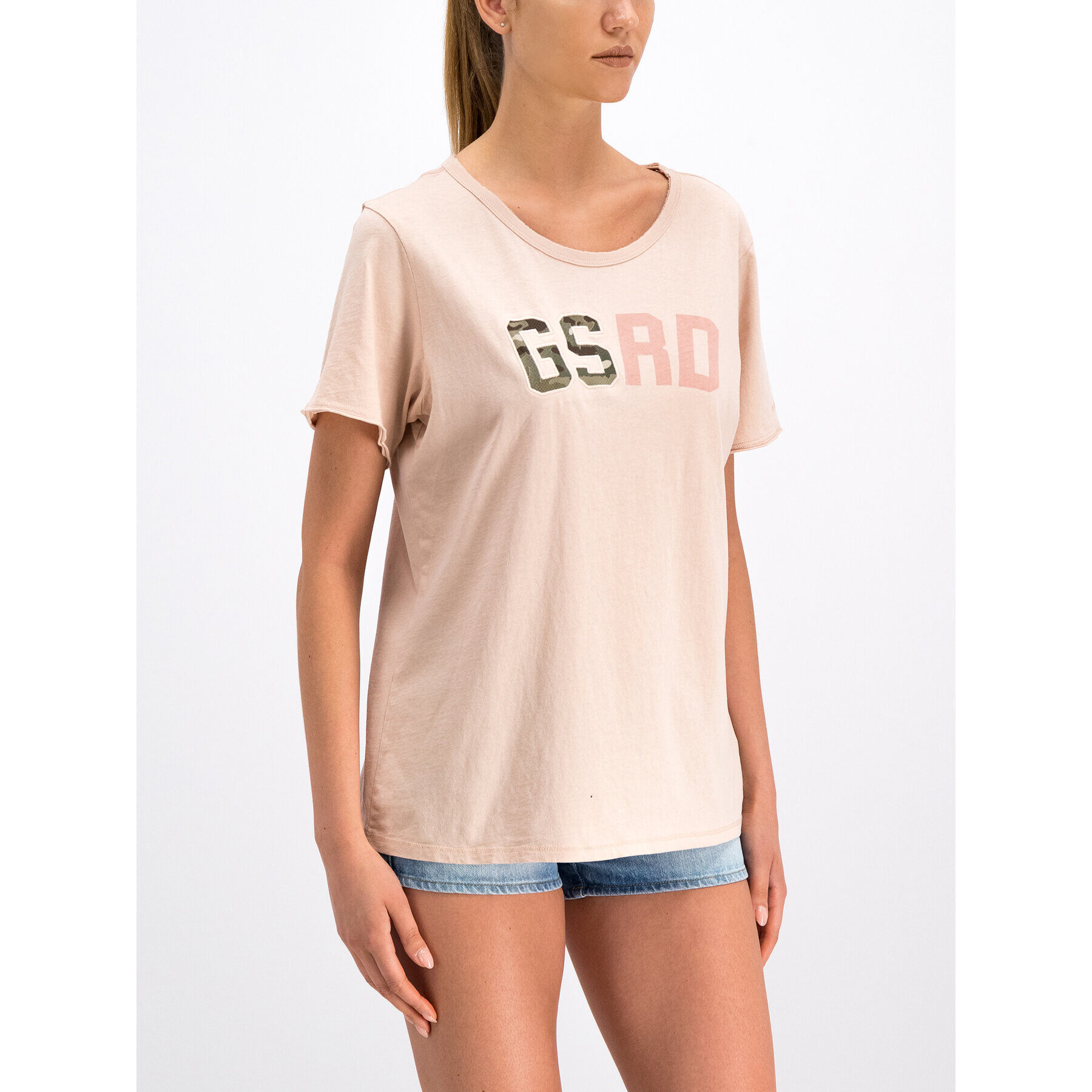 G-Star Raw T-Shirt D13005-4107-1628 Růžová Loose Fit - Pepit.cz