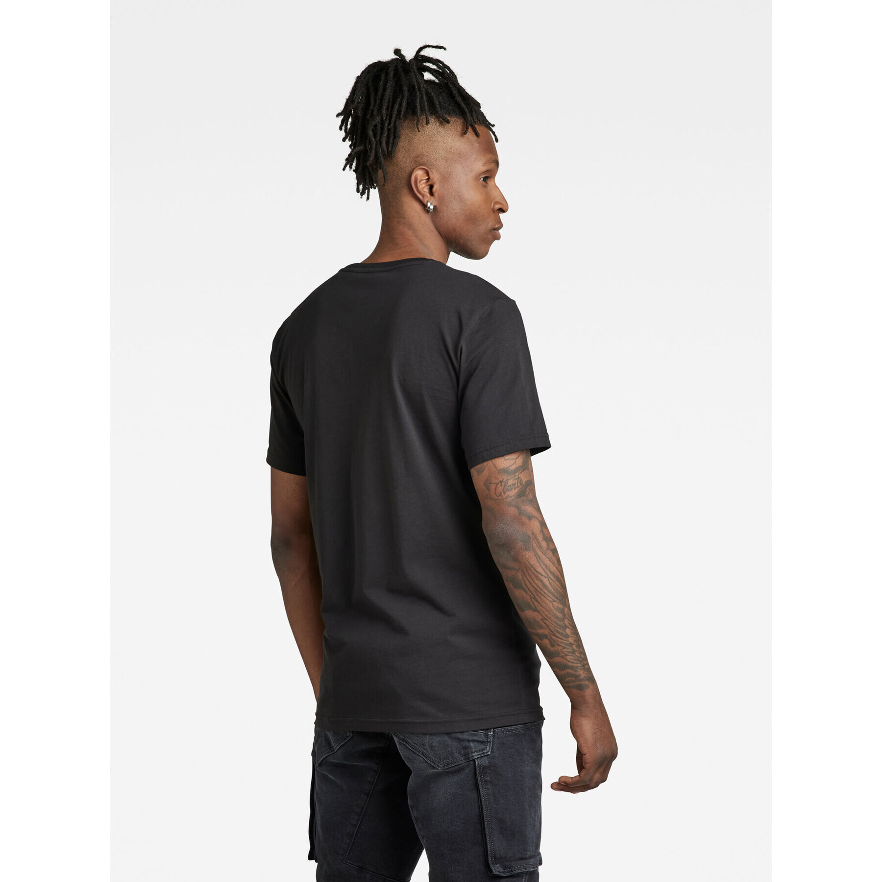 G-Star Raw T-Shirt D22202-336-6484 Černá Slim Fit - Pepit.cz