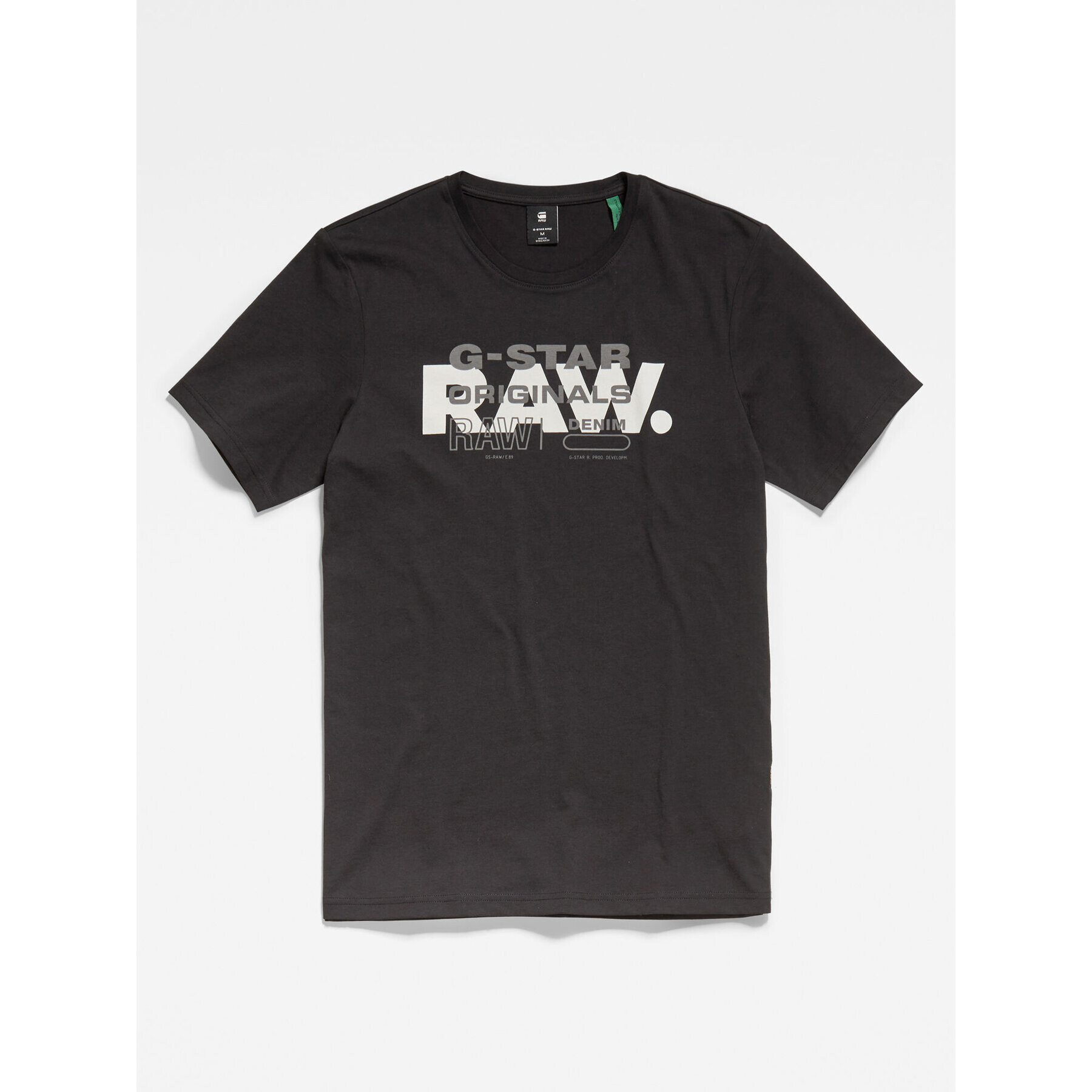 G-Star Raw T-Shirt D22202-336-6484 Černá Slim Fit - Pepit.cz