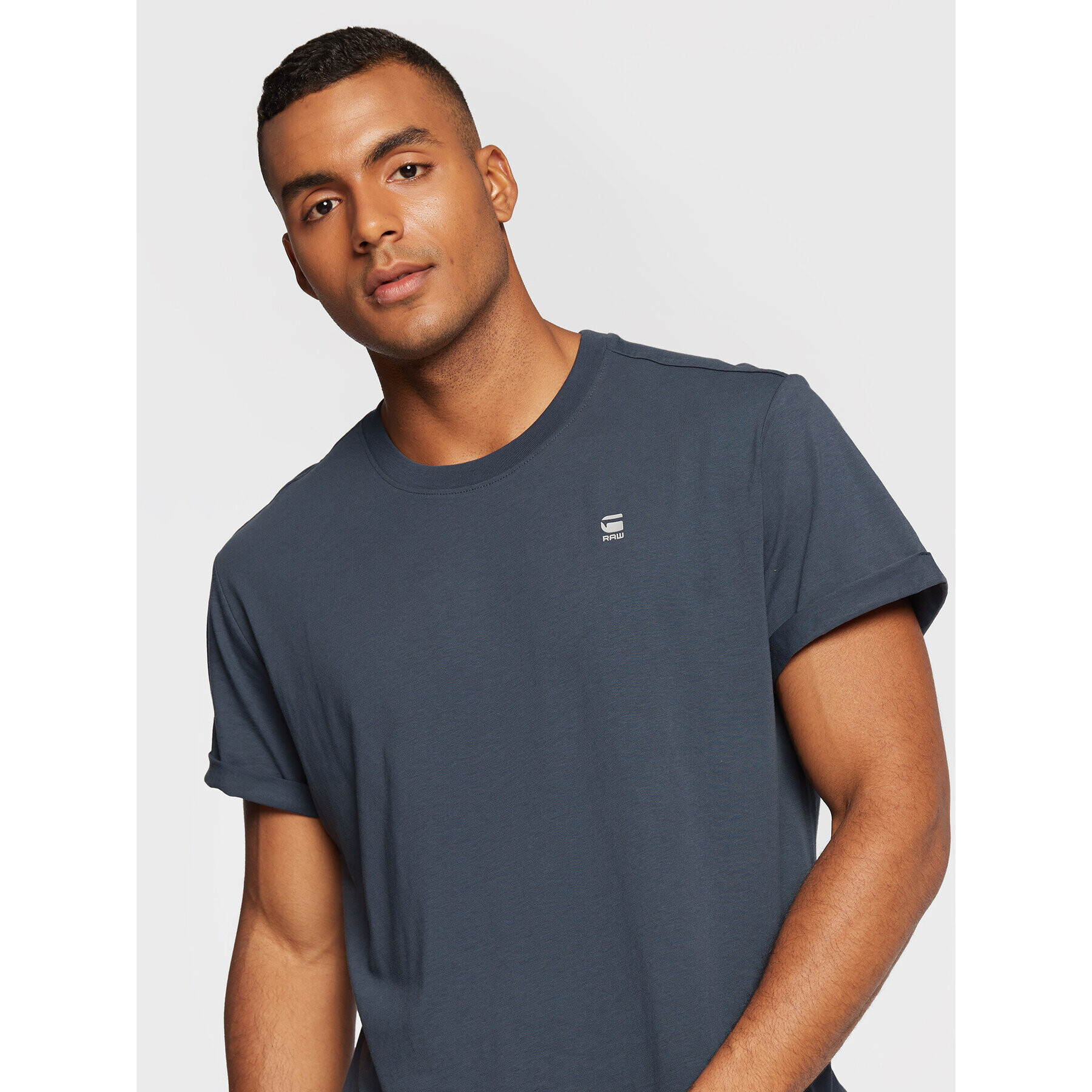 G-Star Raw T-Shirt Lash D16396-B353-863 Modrá Regular Fit - Pepit.cz