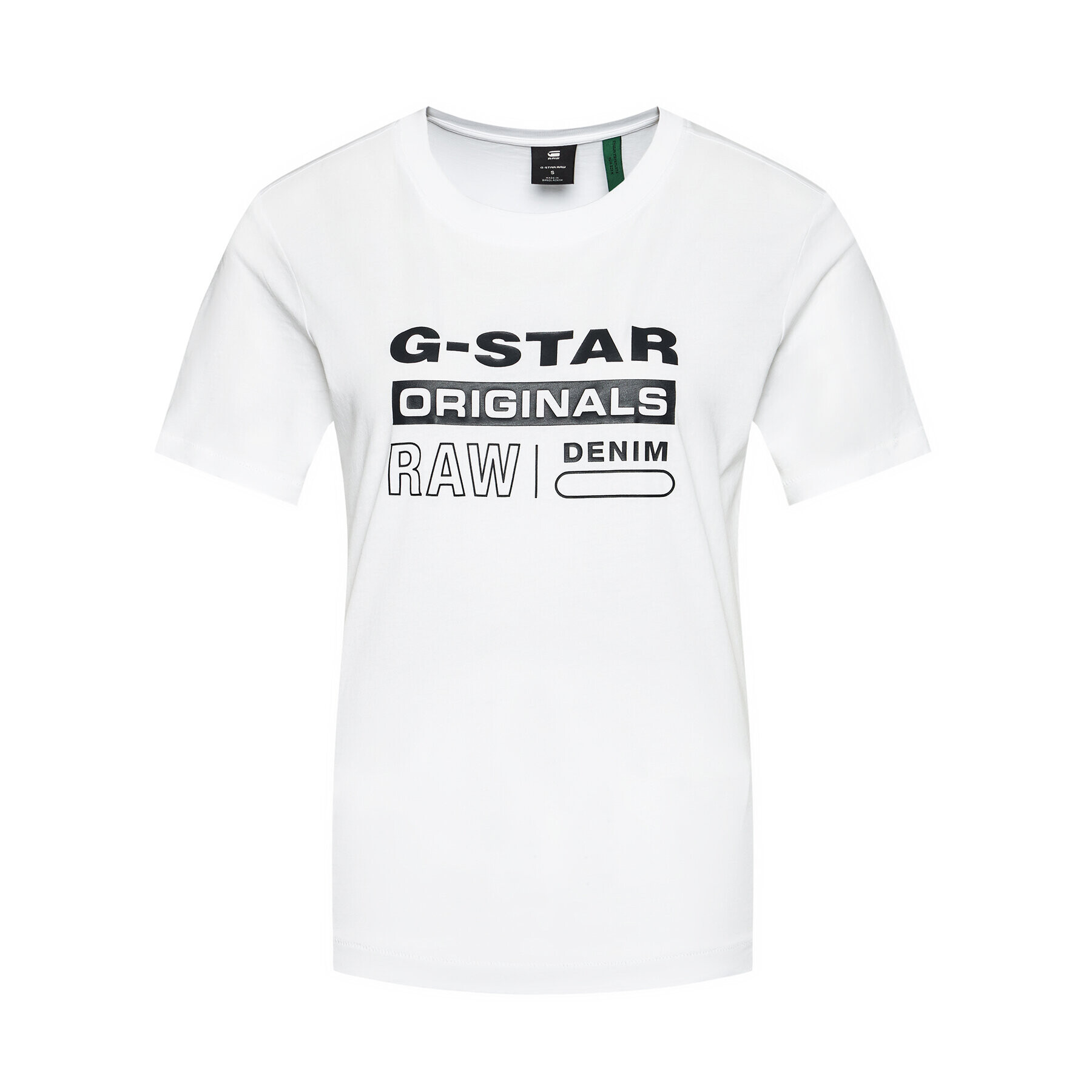 G-Star Raw T-Shirt Lyon D19953-4107-110 Bílá Regular Fit - Pepit.cz