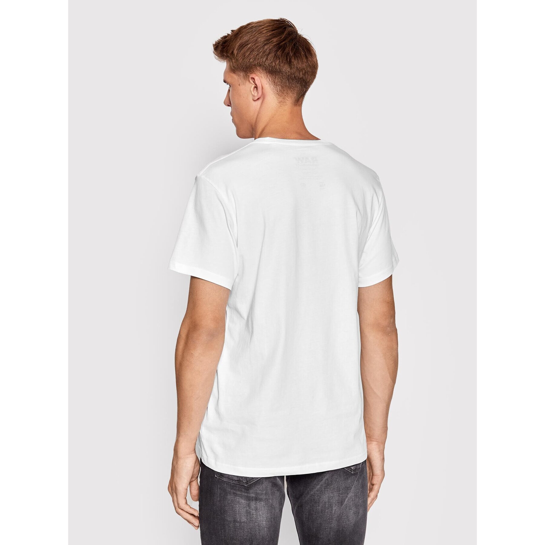 G-Star Raw T-Shirt Originals D21664-C506-110 Bílá Regular Fit - Pepit.cz