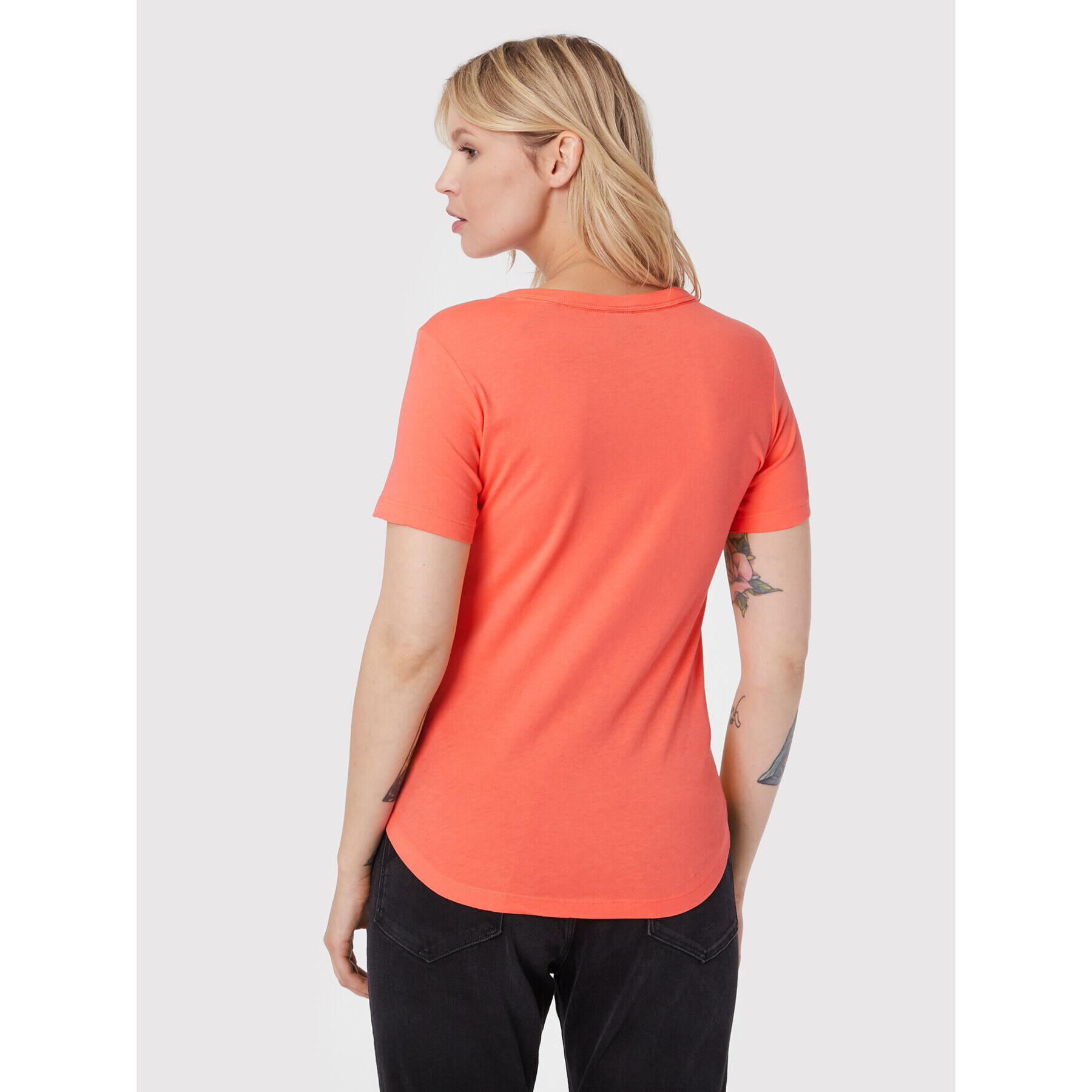 G-Star Raw T-Shirt Raw. D21226 -107-D159 Oranžová Slim Fit - Pepit.cz