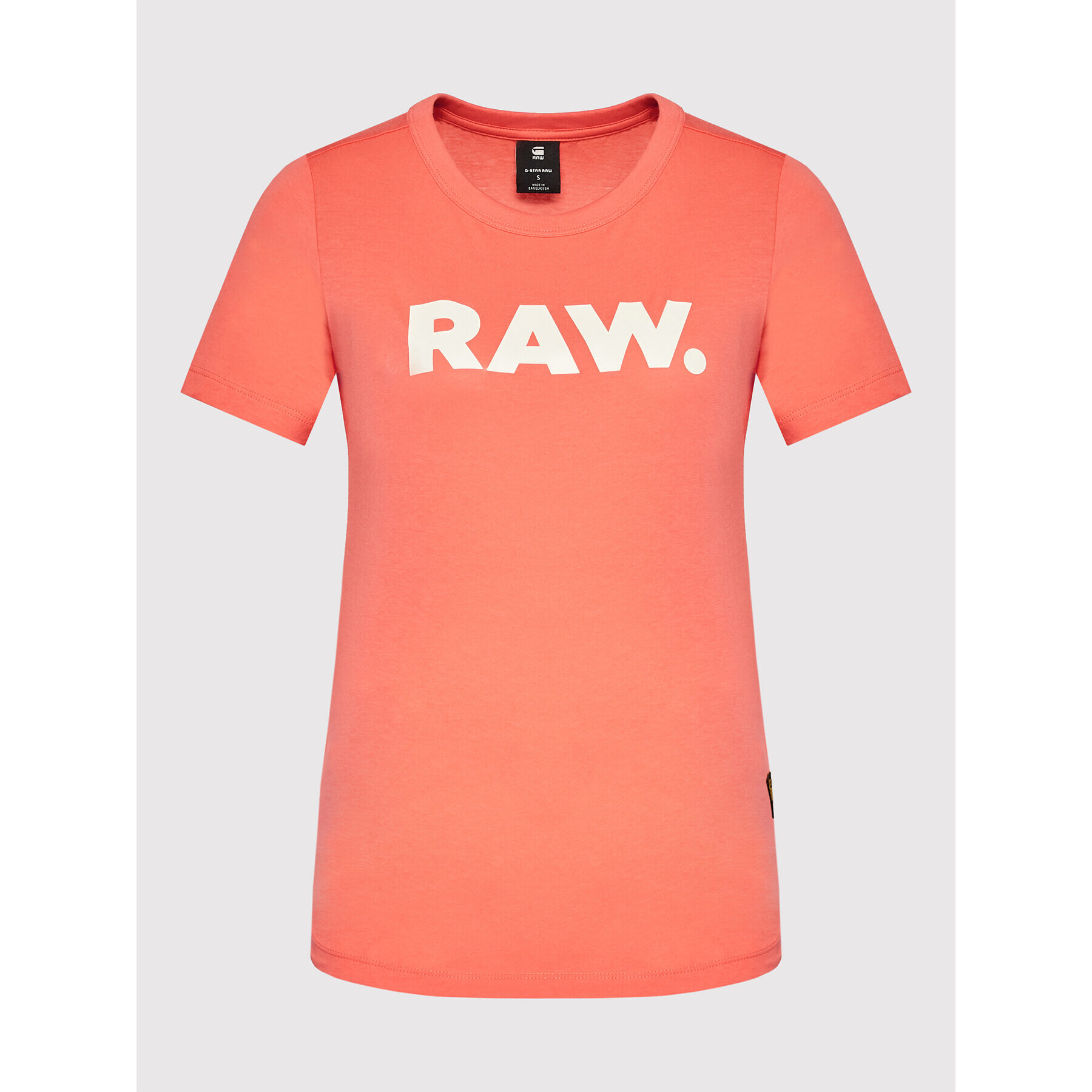 G-Star Raw T-Shirt Raw. D21226 -107-D159 Oranžová Slim Fit - Pepit.cz