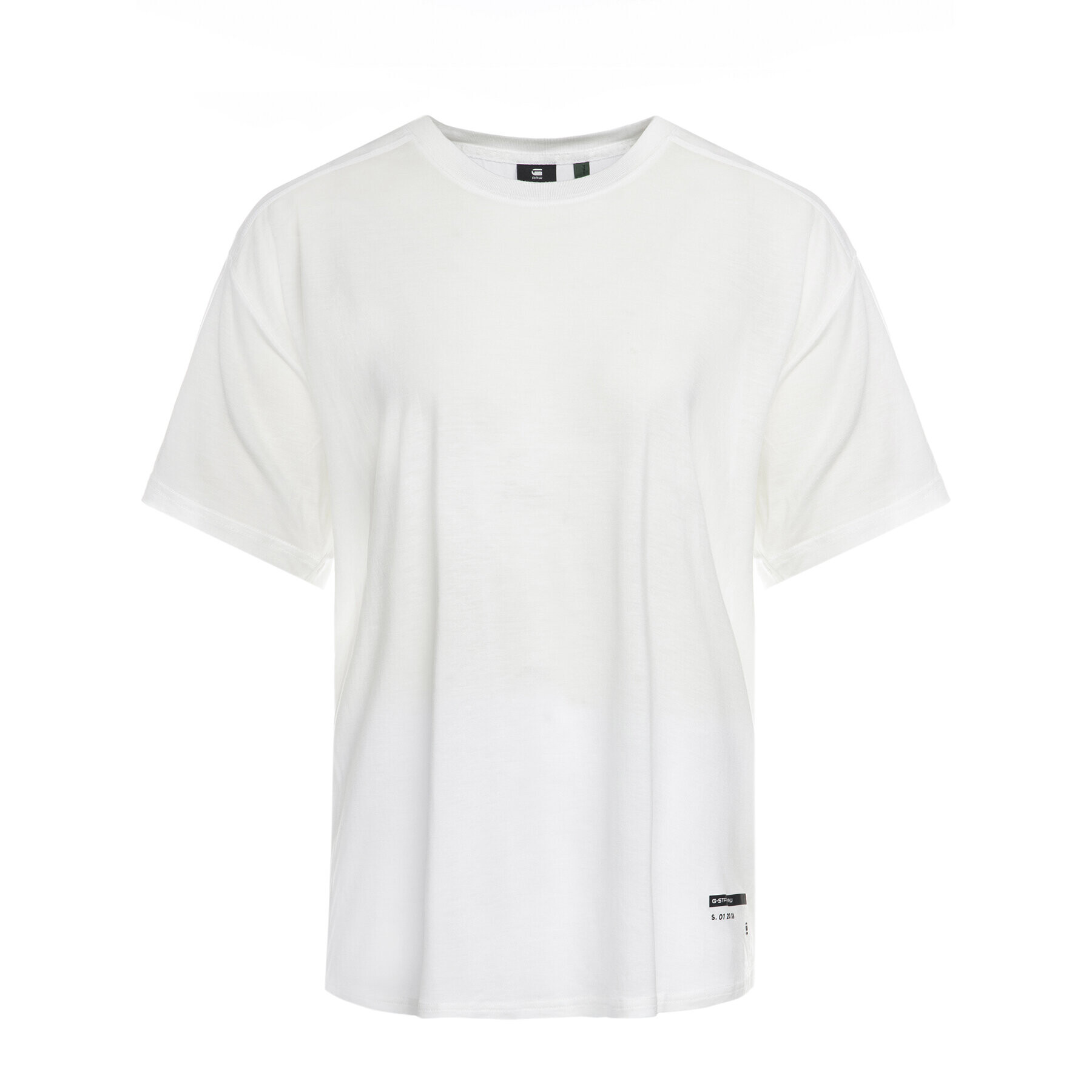 G-Star Raw T-Shirt Weir Utility Loose D16265-9297-111 Bílá Loose Fit - Pepit.cz