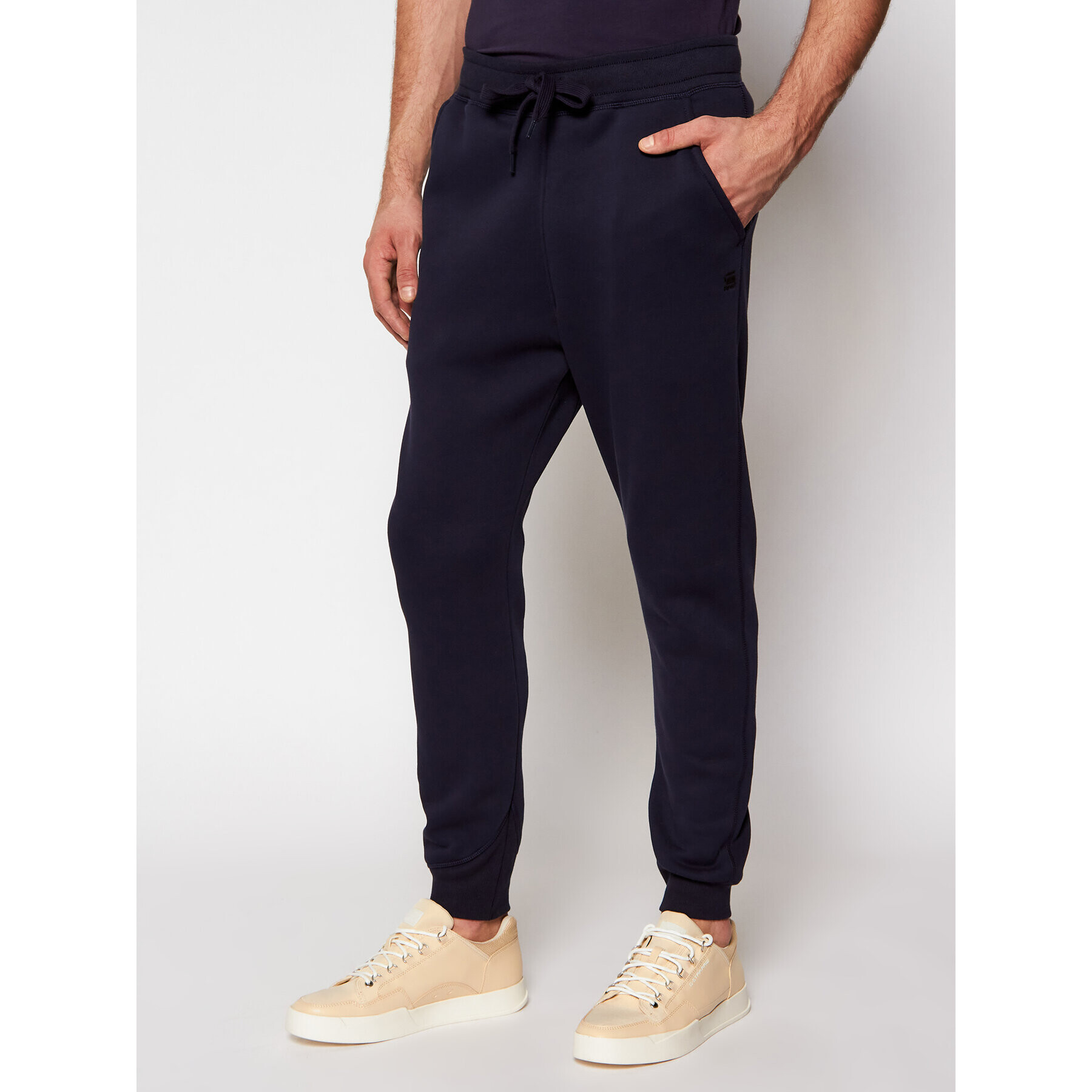 G-Star Raw Teplákové kalhoty Premium Core D15653-C235-6067 Tmavomodrá Slim Fit - Pepit.cz