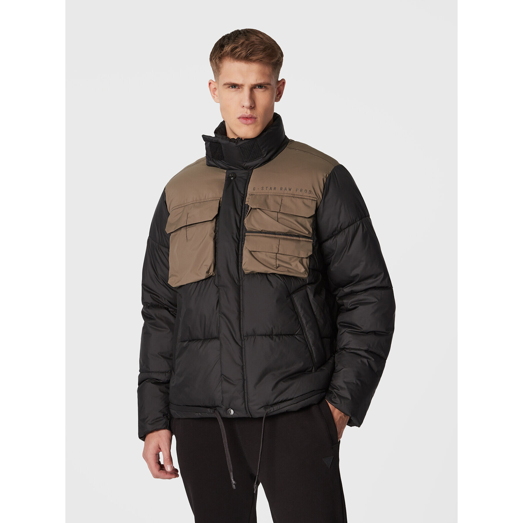 G-Star Raw Vatovaná bunda Attac Utility D21937-B958-6484 Černá Regular Fit - Pepit.cz