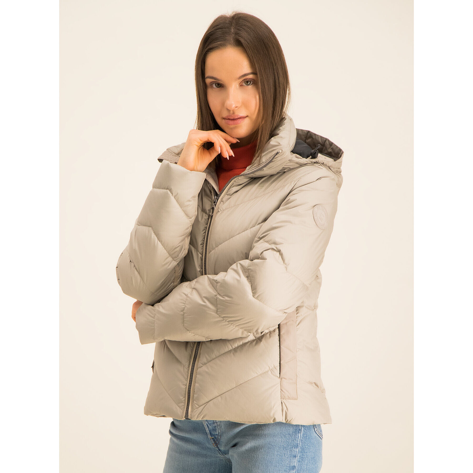 G-Star Raw Vatovaná bunda D14655-B418-1359 Béžová Regular Fit - Pepit.cz