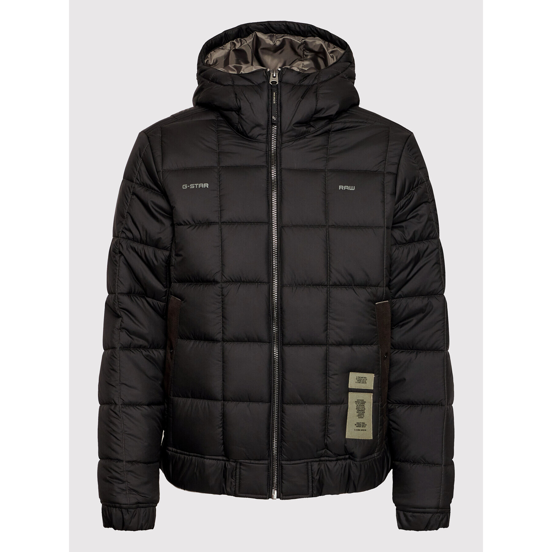 G-Star Raw Vatovaná bunda Meefic D22716-B958-6484 Černá Regular Fit - Pepit.cz