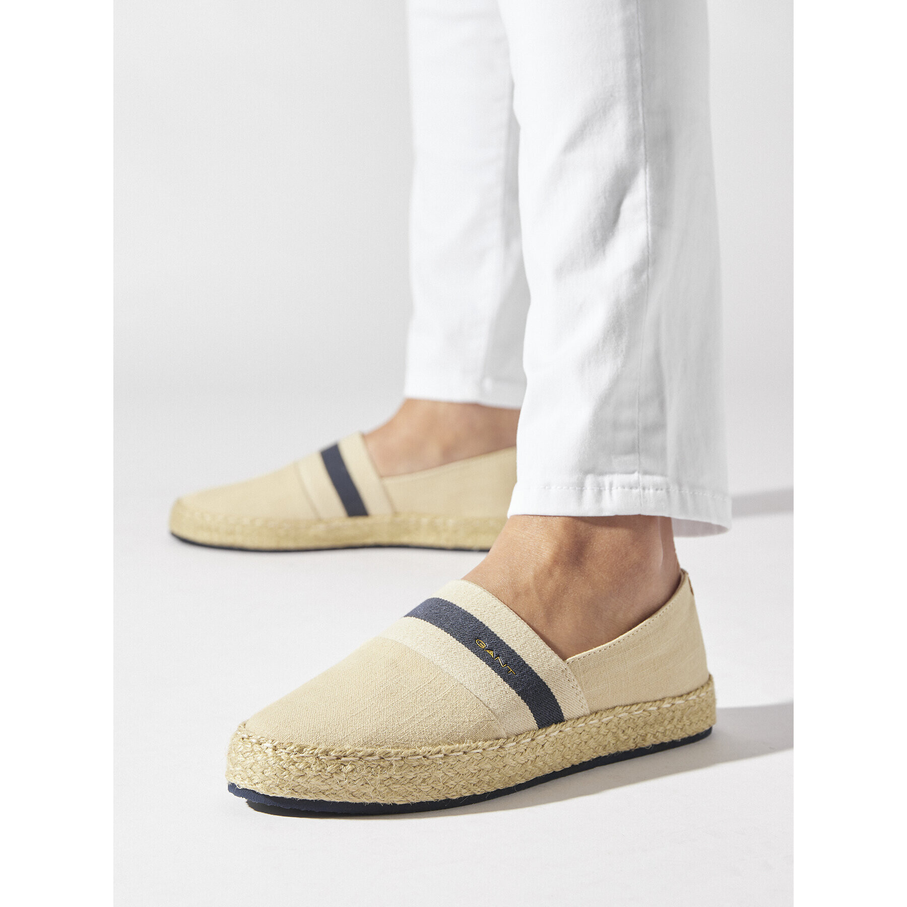 Gant Espadrilky Raffiaville 26569821 Béžová - Pepit.cz