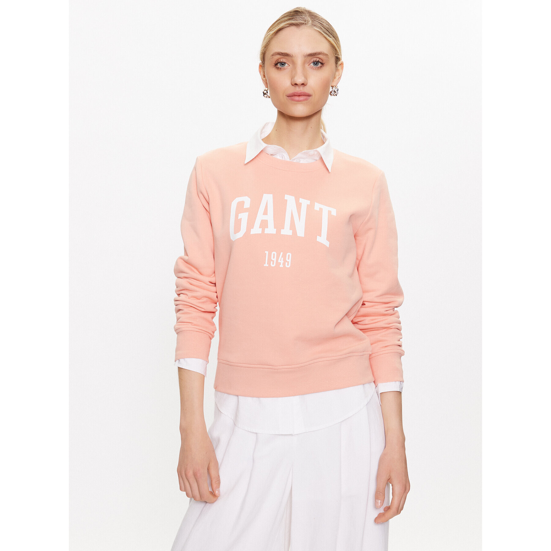 Gant Mikina 4200258 Oranžová Regular Fit - Pepit.cz