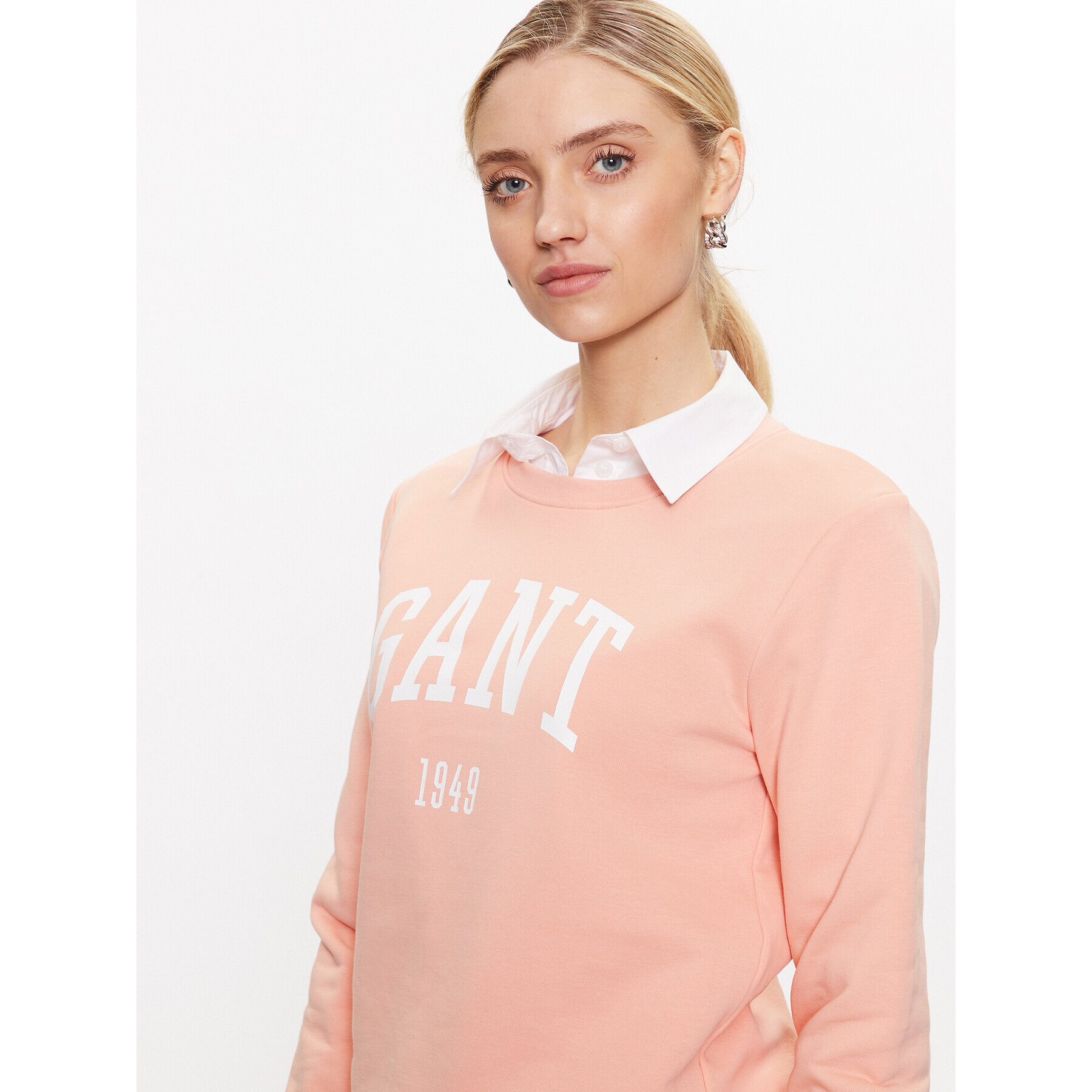 Gant Mikina 4200258 Oranžová Regular Fit - Pepit.cz