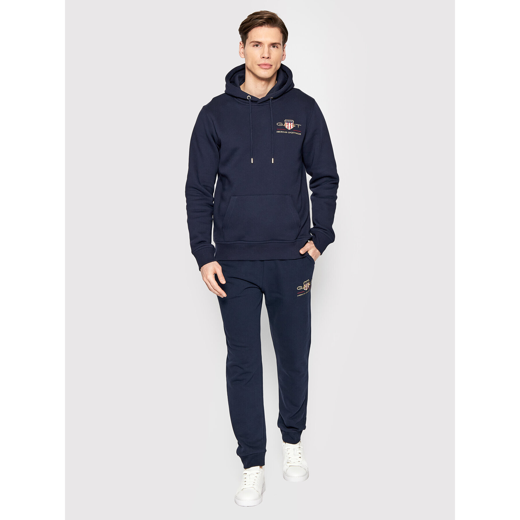 Gant Mikina Medium Archive Shield 2047076 Tmavomodrá Regular Fit - Pepit.cz