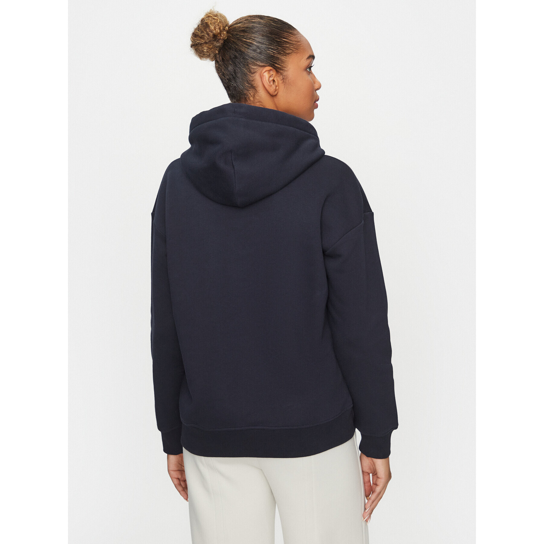 Gant Mikina Rel Archive Shield Hoodie 4204567 Tmavomodrá Relaxed Fit - Pepit.cz