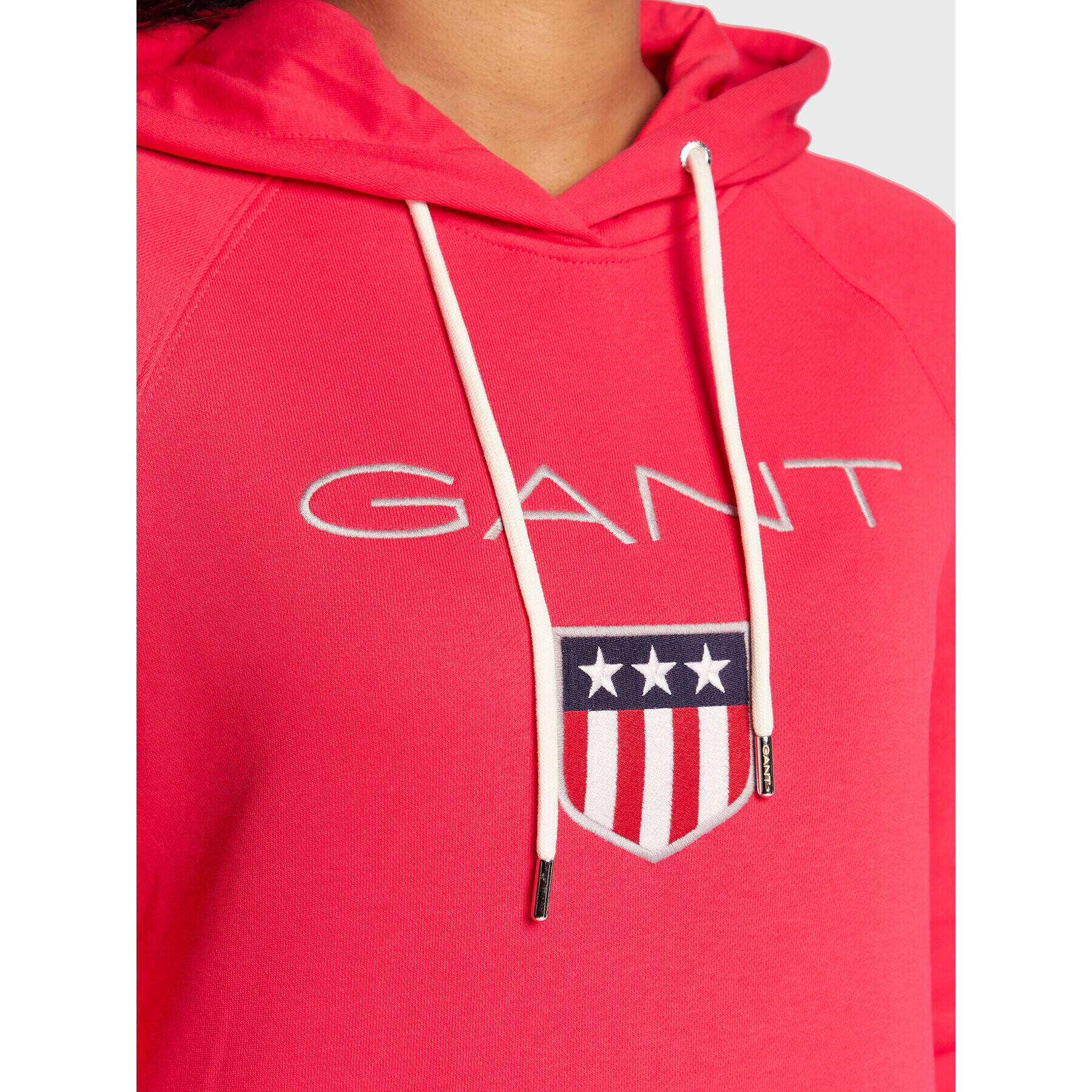 Gant Mikina Shield 4204617 Růžová Regular Fit - Pepit.cz