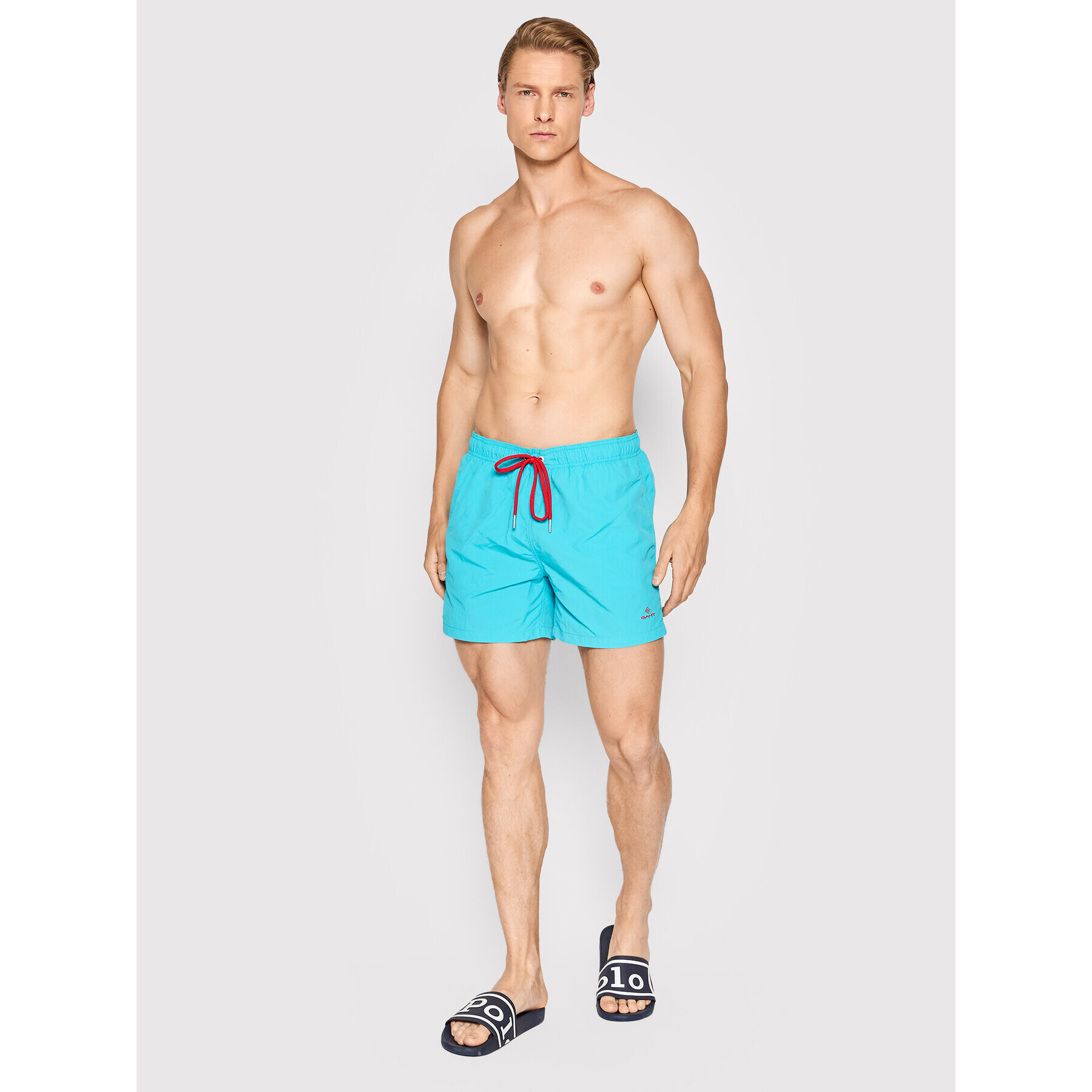 Gant Plavecké šortky Swim 922016001 Modrá Regular Fit - Pepit.cz