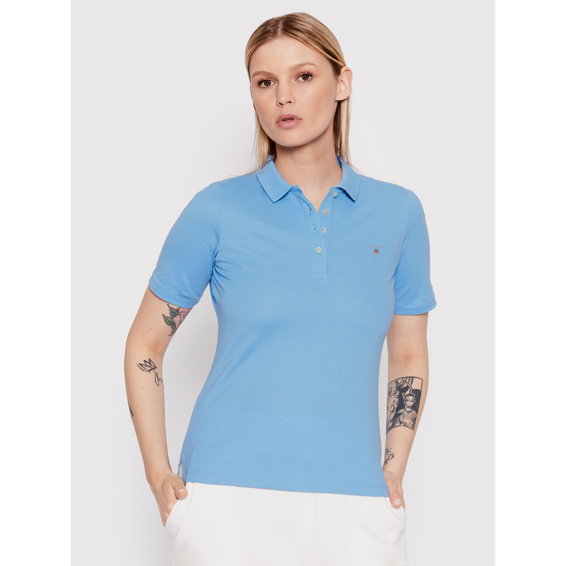 Gant Polokošile Original 402210 Modrá Regular Fit - Pepit.cz