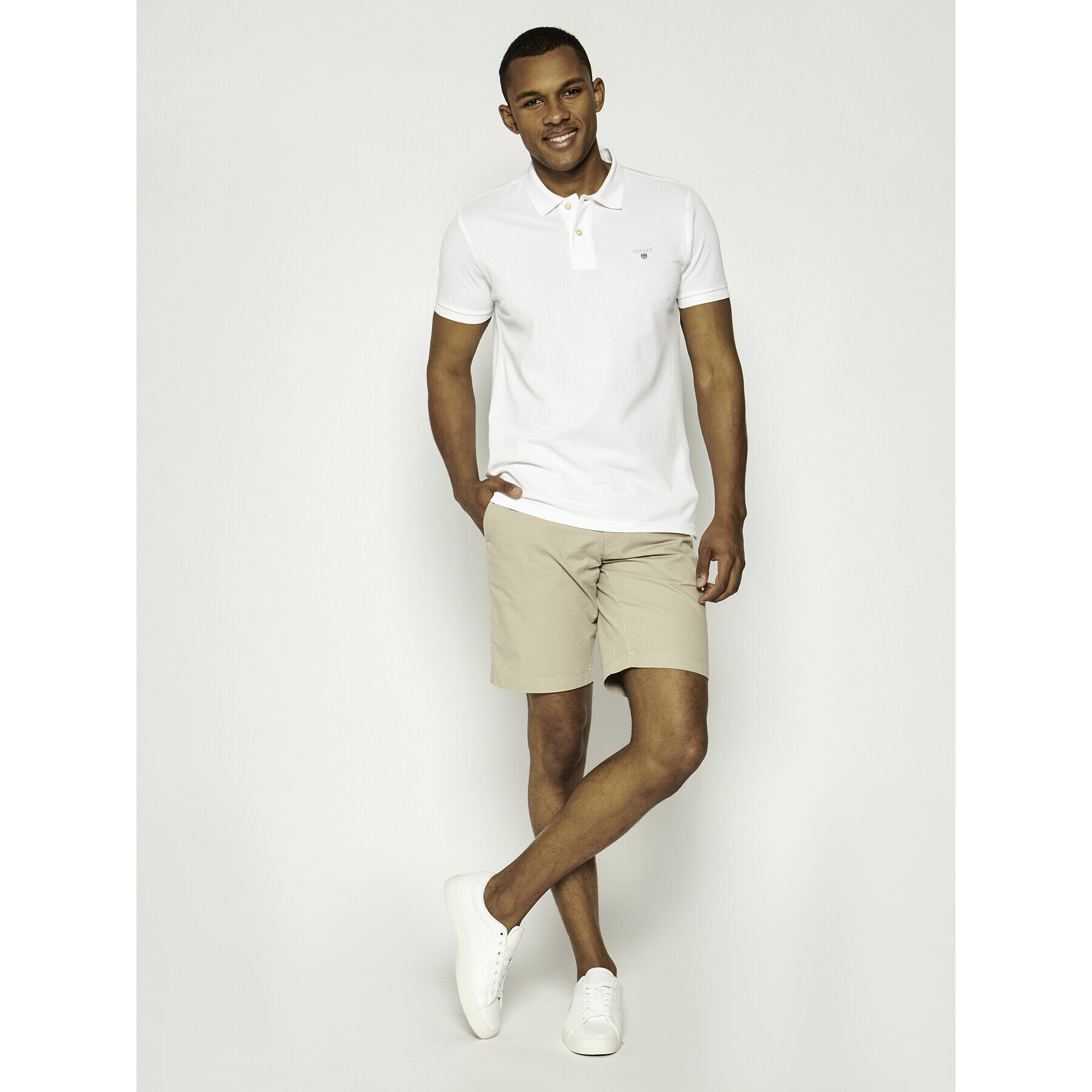 Gant Polokošile The Original 2202 Bílá Slim Fit - Pepit.cz