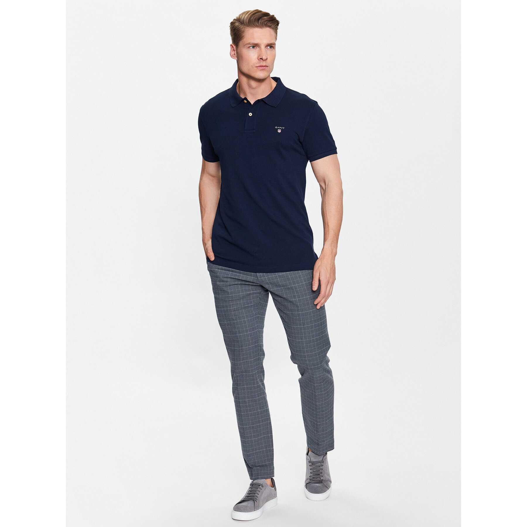 Gant Polokošile The Original 2202 Tmavomodrá Slim Fit - Pepit.cz