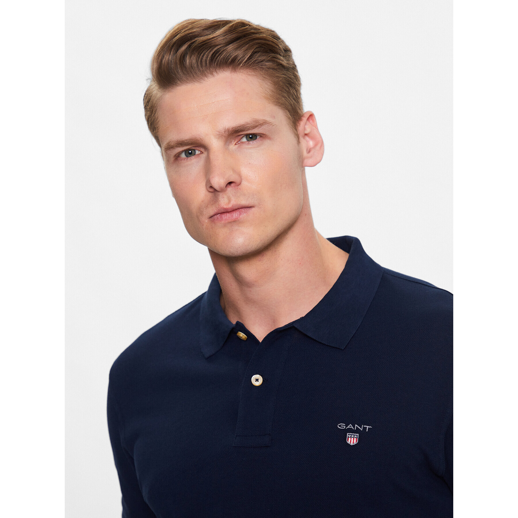 Gant Polokošile The Original 2202 Tmavomodrá Slim Fit - Pepit.cz