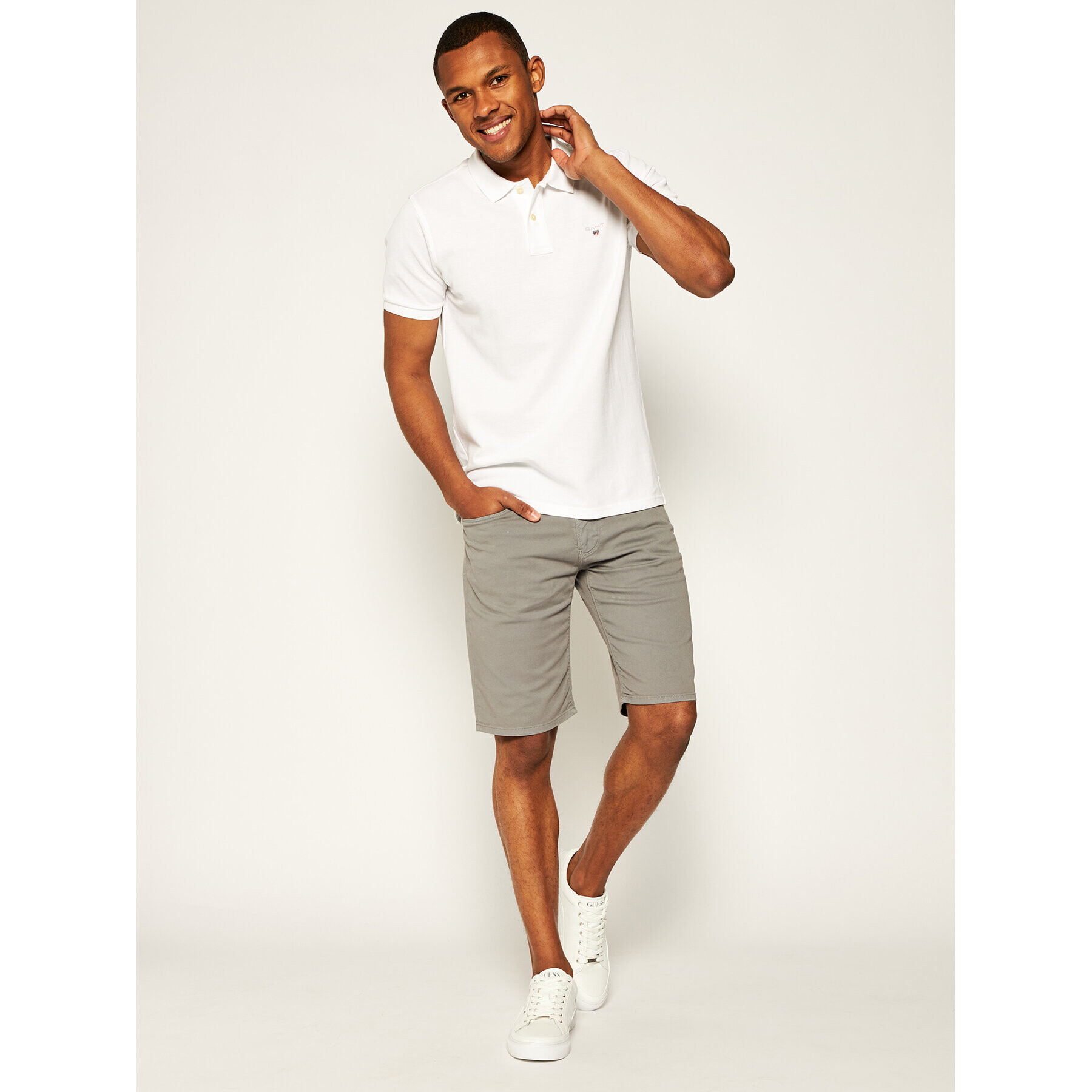 Gant Polokošile The Original Pique Ss Rugger 2201 Bílá Regular Fit - Pepit.cz