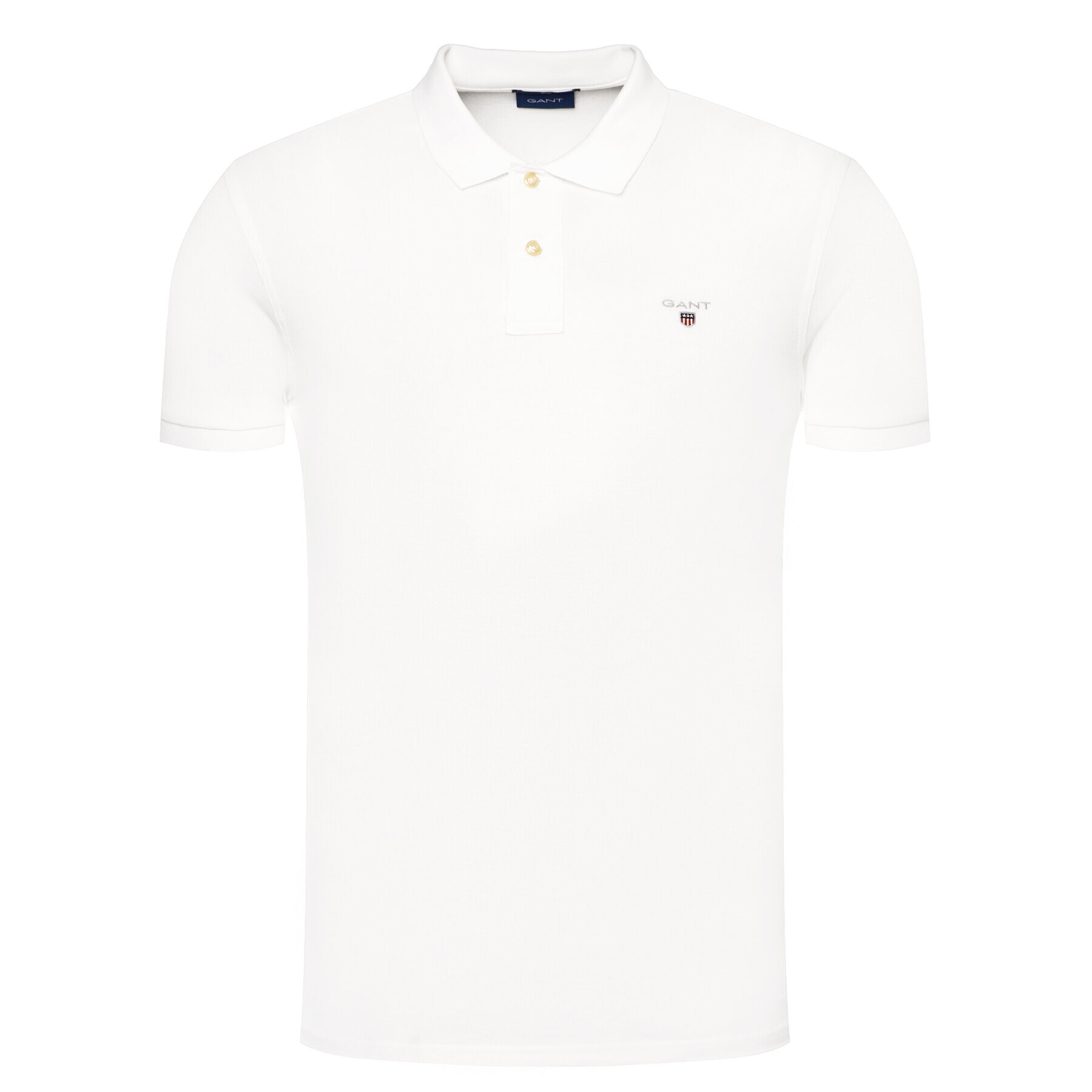 Gant Polokošile The Original Pique Ss Rugger 2201 Bílá Regular Fit - Pepit.cz