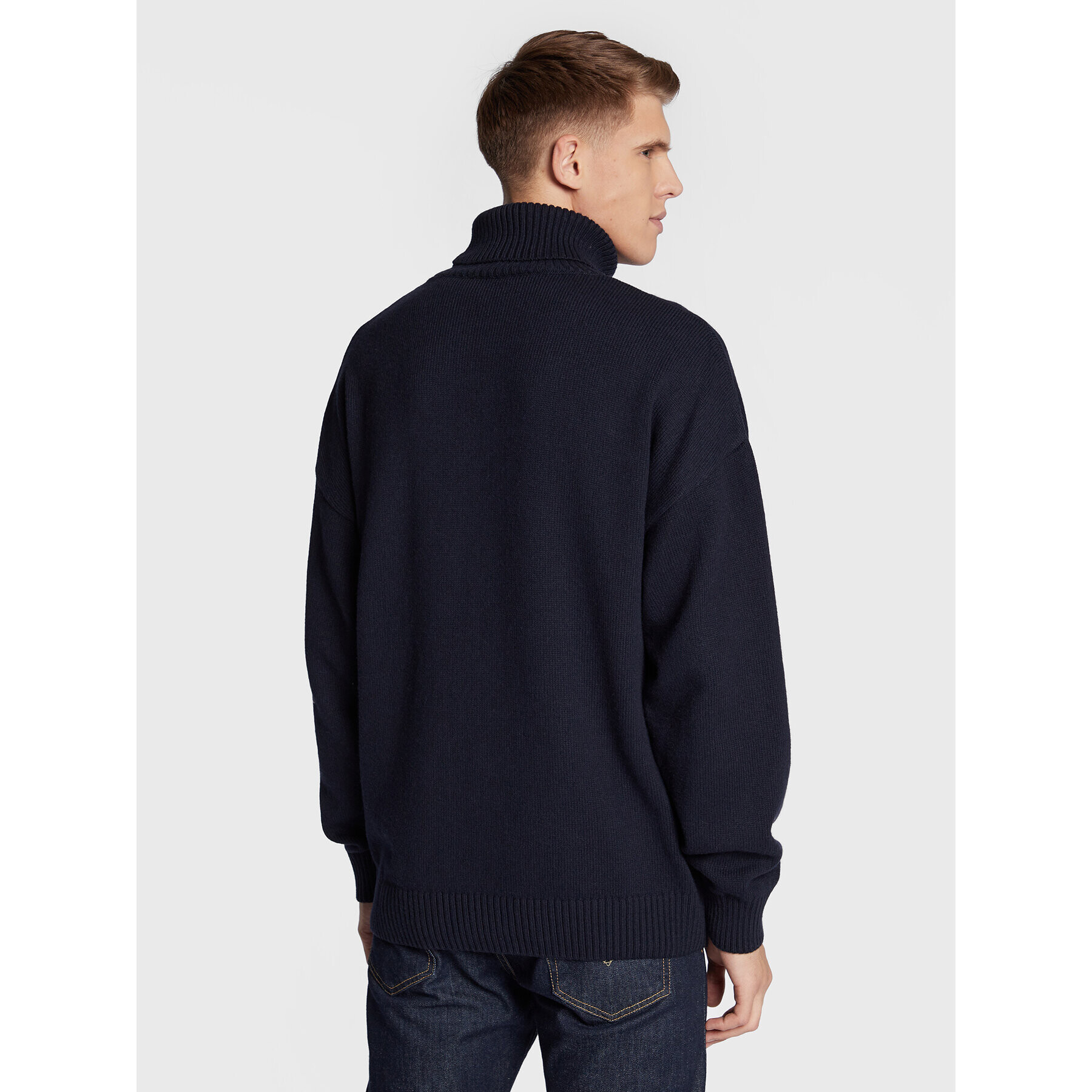 Gant Rolák Crest Shield 8040133 Tmavomodrá Regular Fit - Pepit.cz