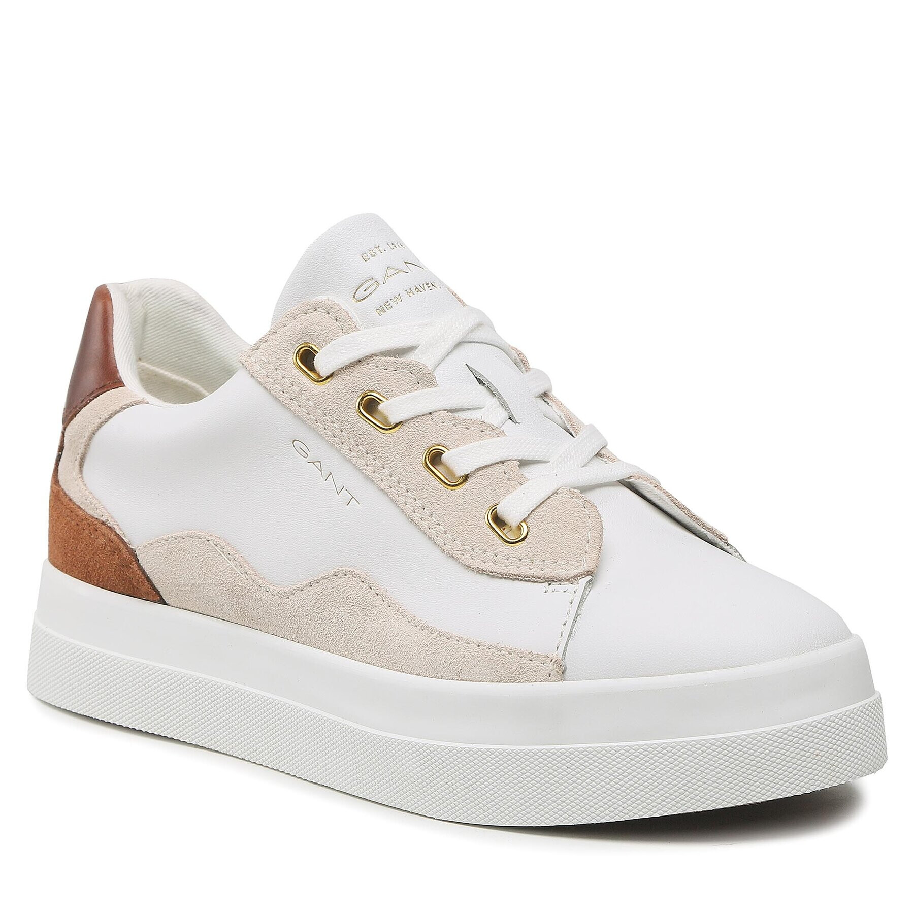 Gant Sneakersy Avona 25531217 Bílá - Pepit.cz