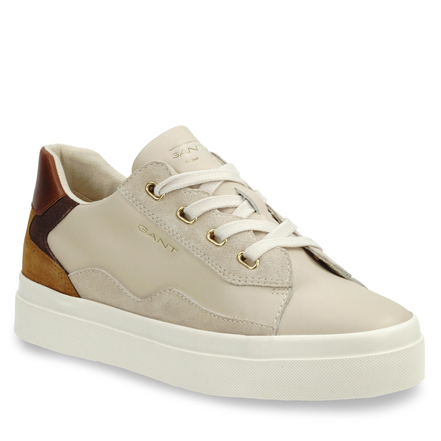 Gant Sneakersy Avona Sneaker 27531158 Hnědá - Pepit.cz