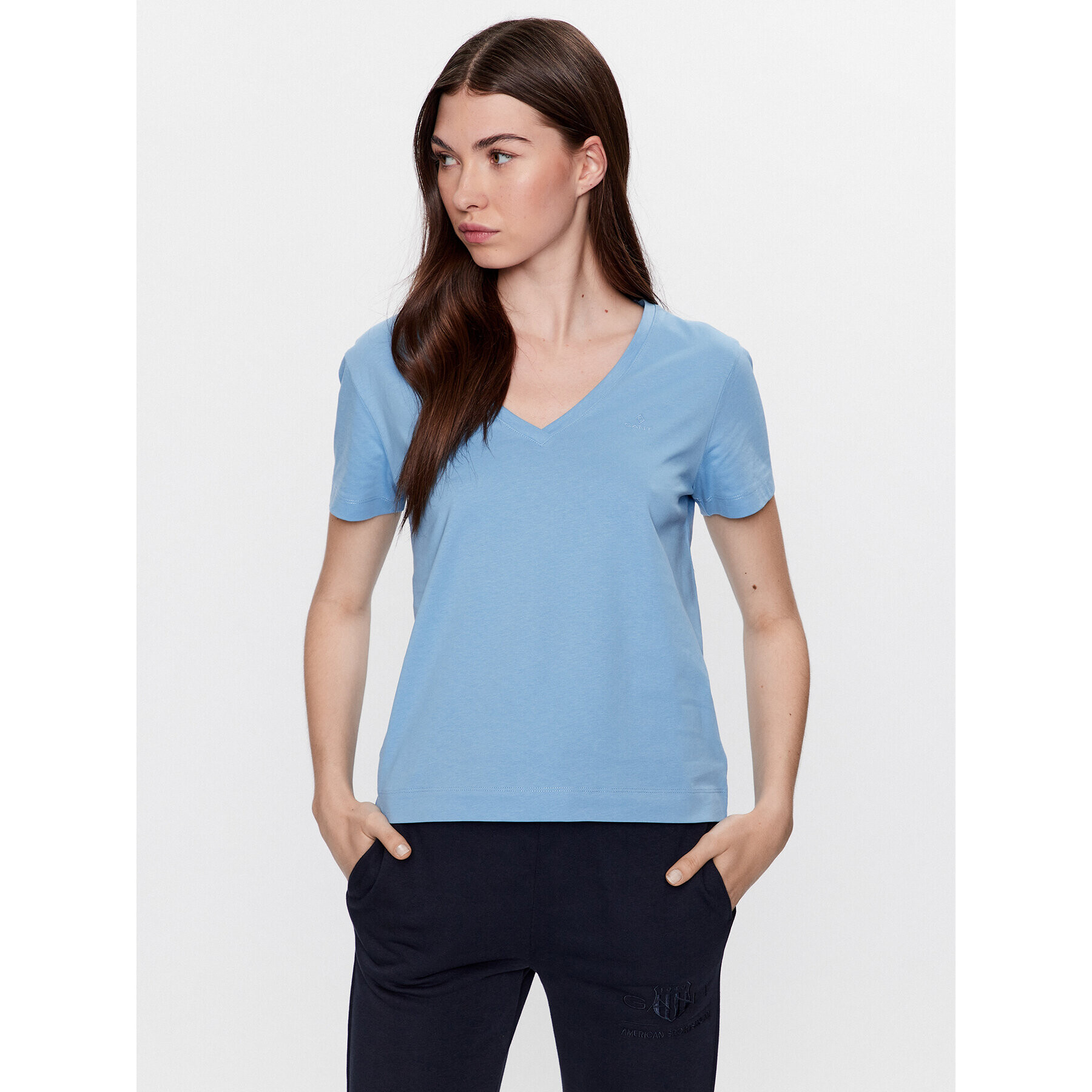 Gant T-Shirt 4200440 Modrá Regular Fit - Pepit.cz