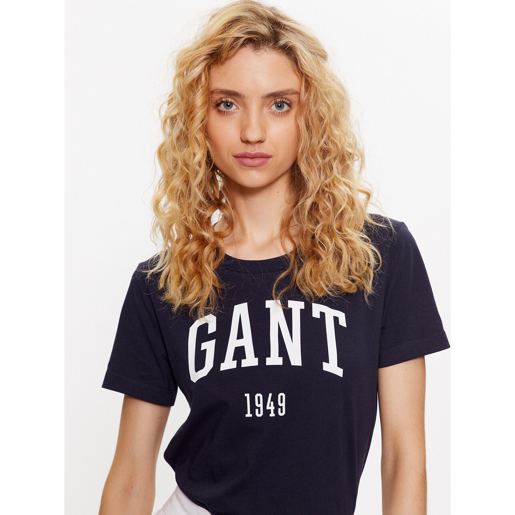 Gant T-Shirt Logo 4200670 Tmavomodrá Regular Fit - Pepit.cz