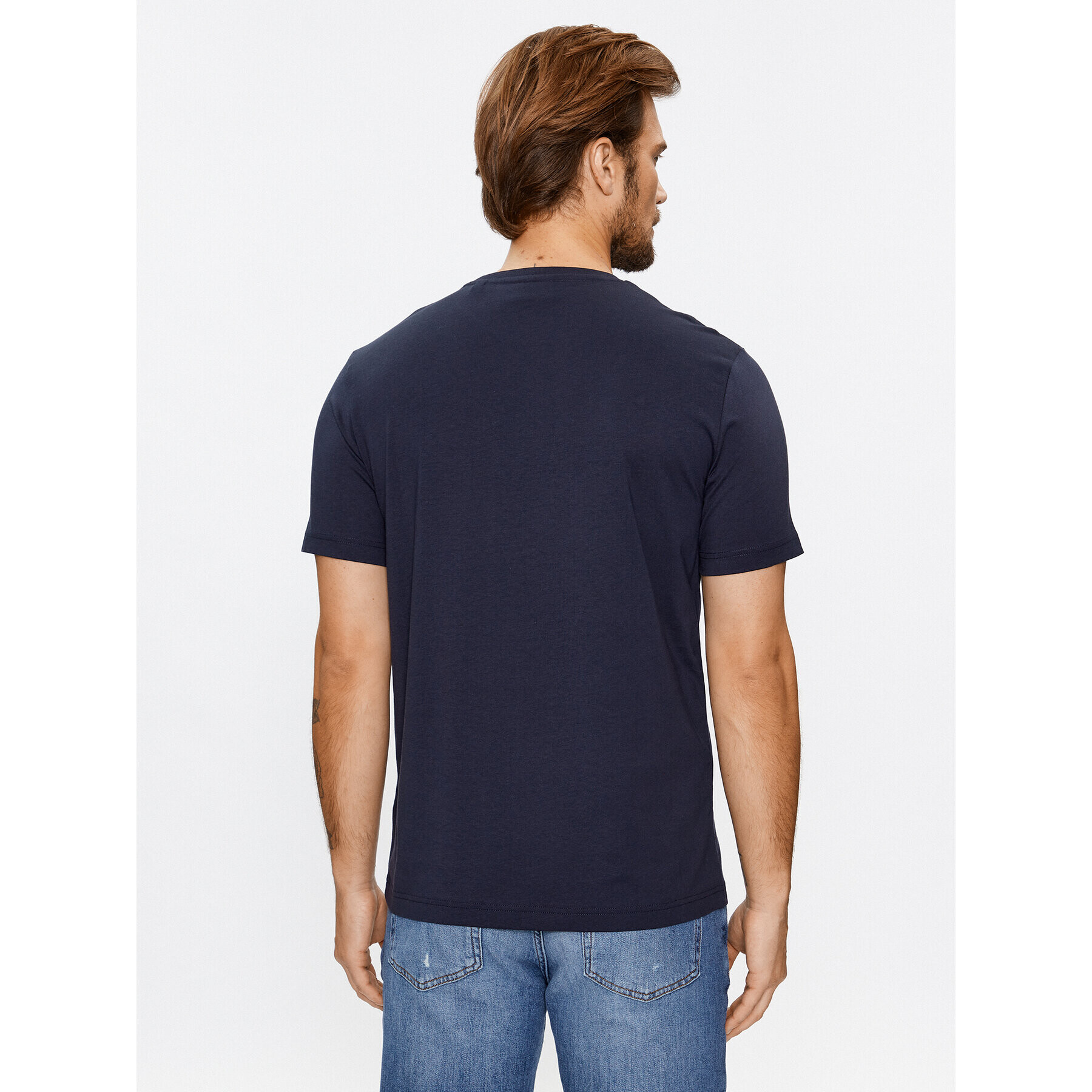 Gant T-Shirt Md. Ss 2003213 Tmavomodrá Regular Fit - Pepit.cz