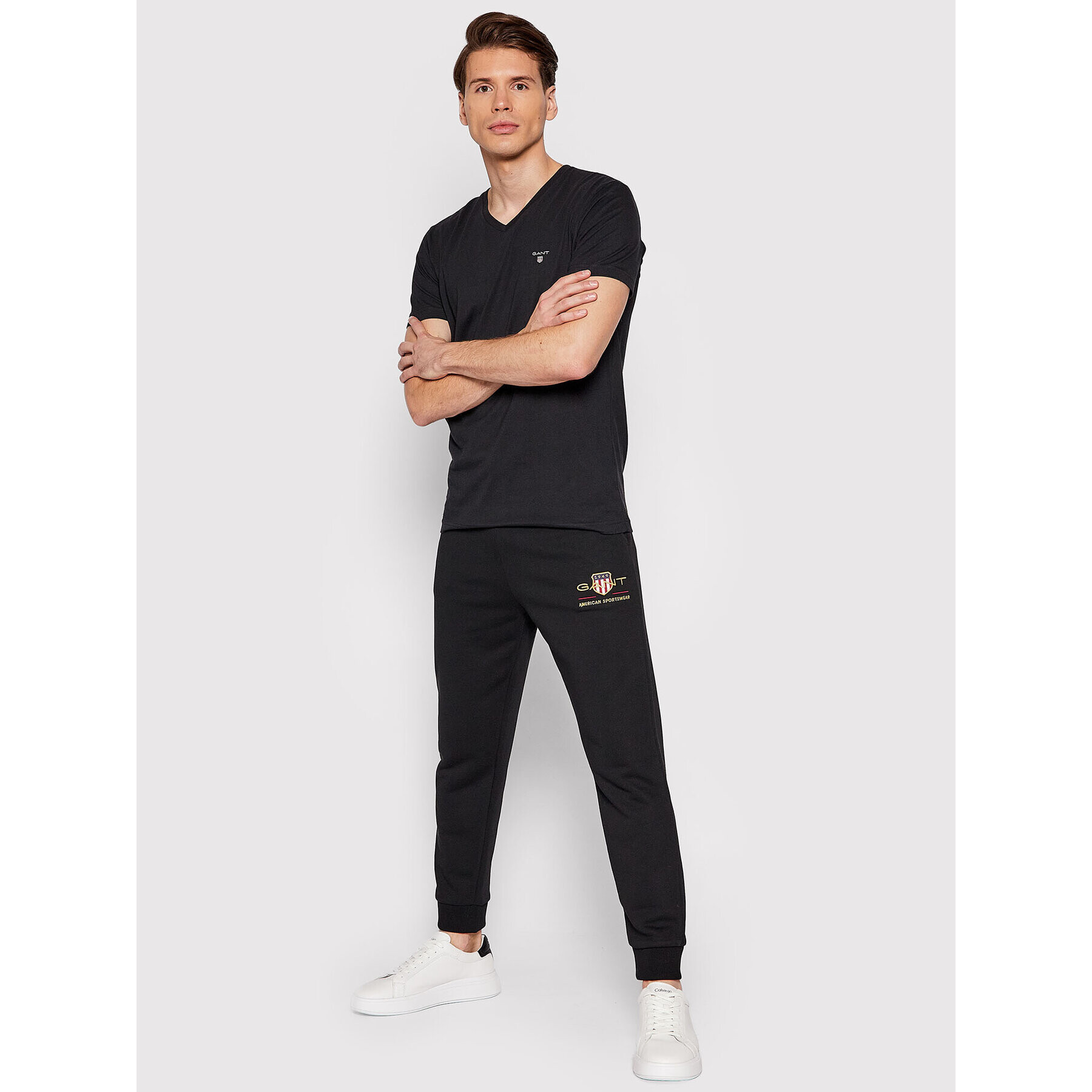 Gant T-Shirt Original 234104 Černá Slim Fit - Pepit.cz