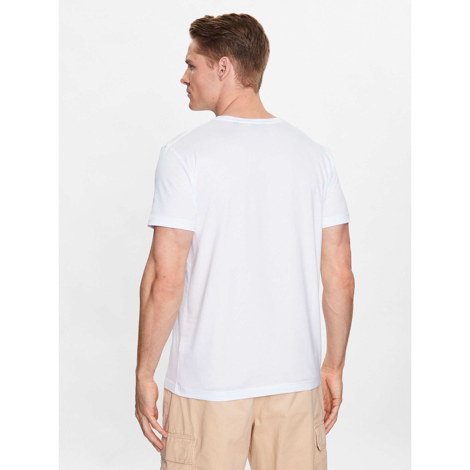 Gant T-Shirt Shield 2003023 Bílá Regular Fit - Pepit.cz