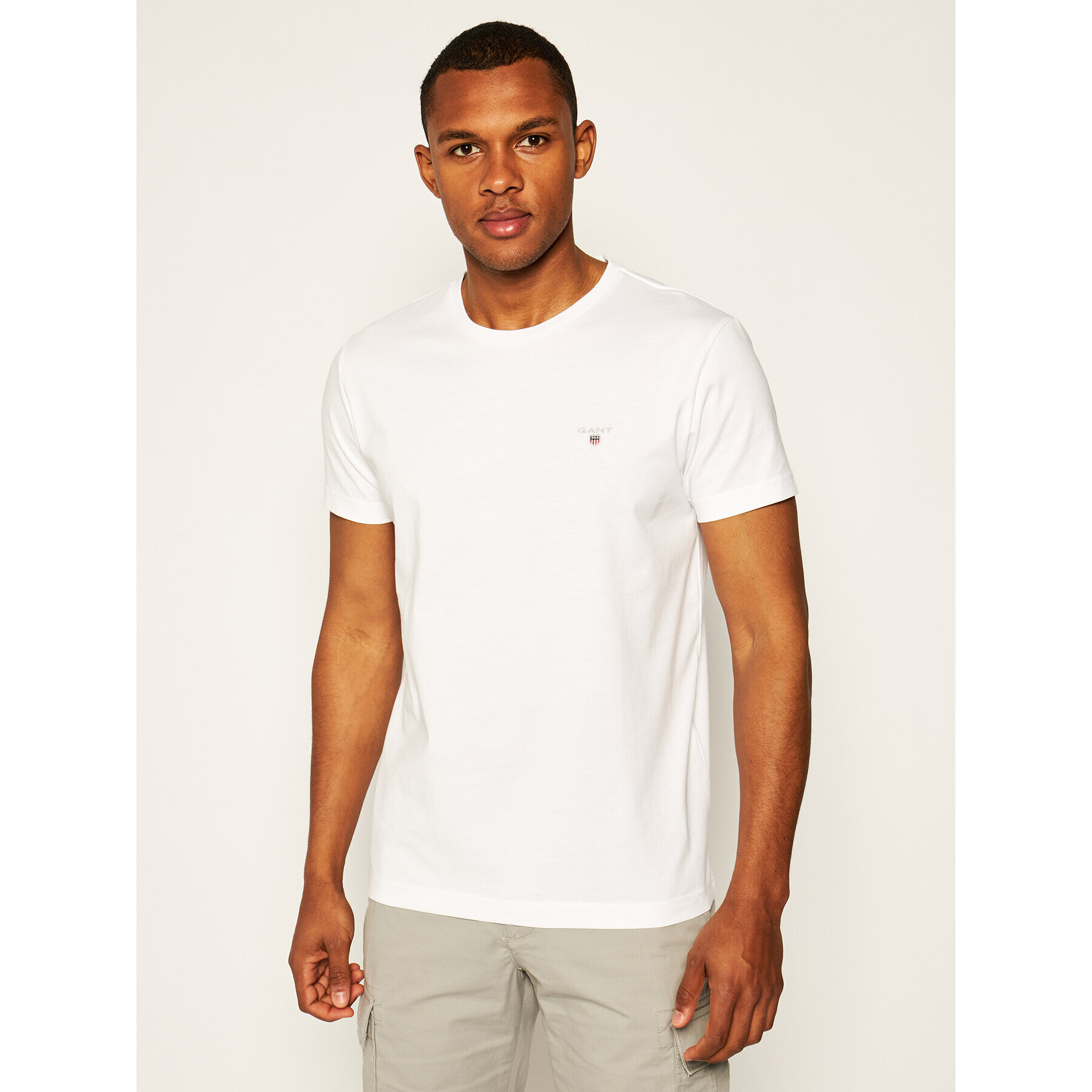 Gant T-Shirt The Original 234100 Bílá Regular Fit - Pepit.cz