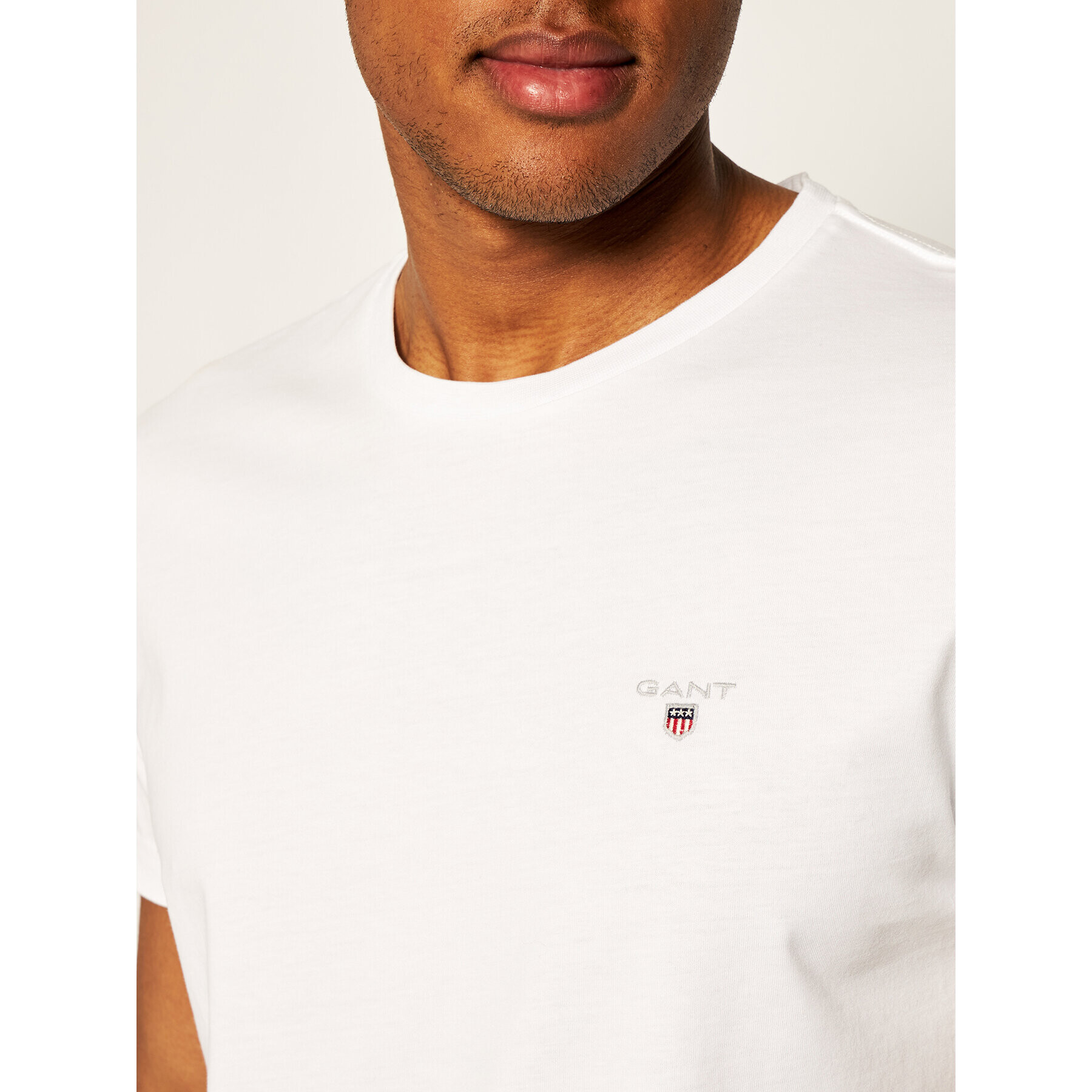 Gant T-Shirt The Original 234100 Bílá Regular Fit - Pepit.cz