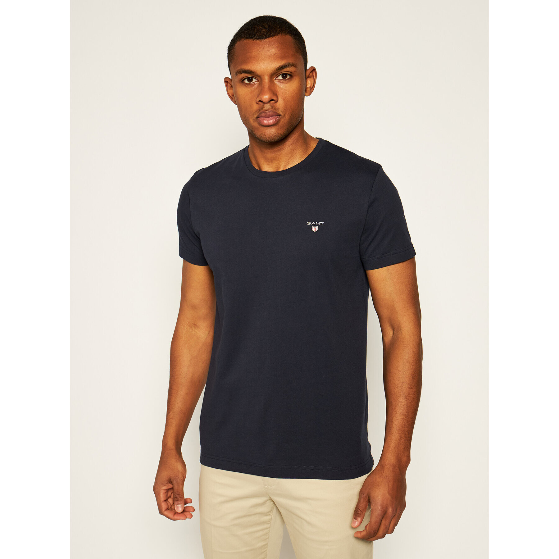 Gant T-Shirt The Original 234100 Tmavomodrá Regular Fit - Pepit.cz